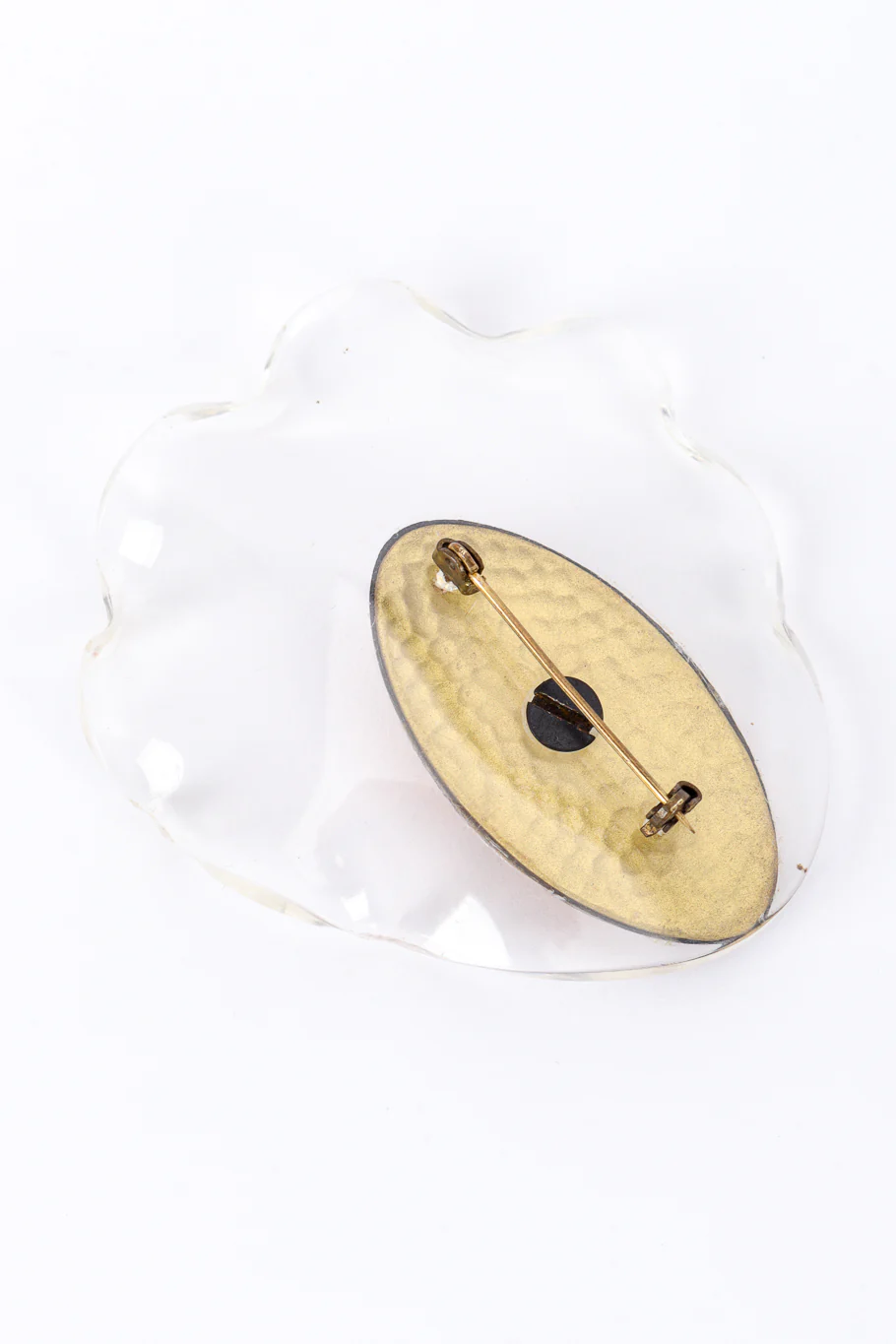 Lucite "Bonnet Head" Brooch - Image 7