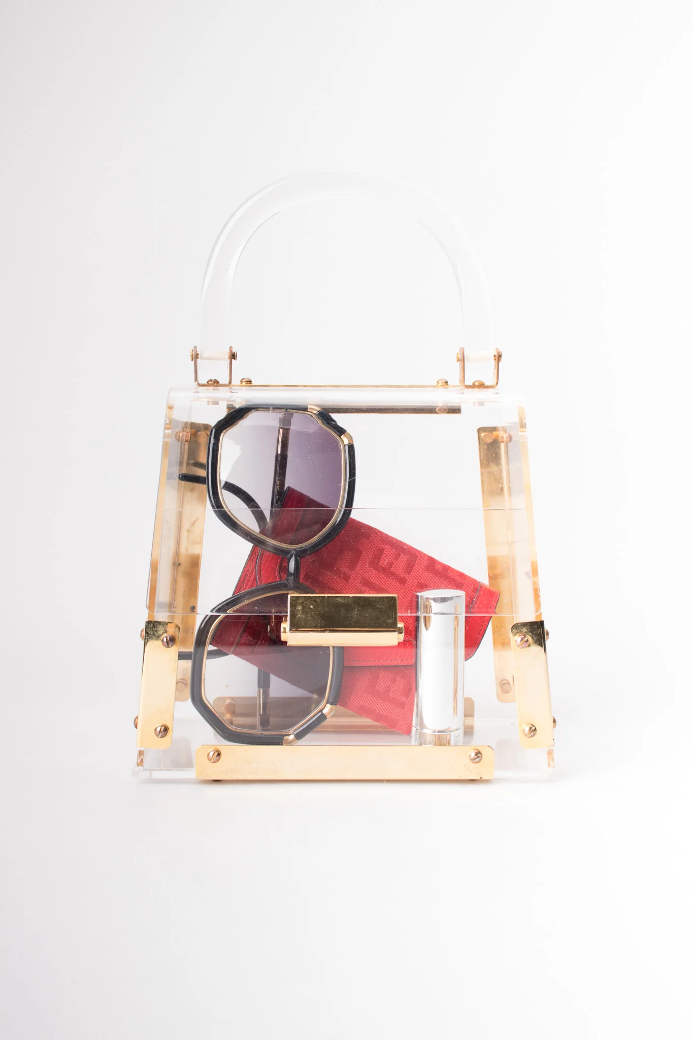Lucite Box Bag