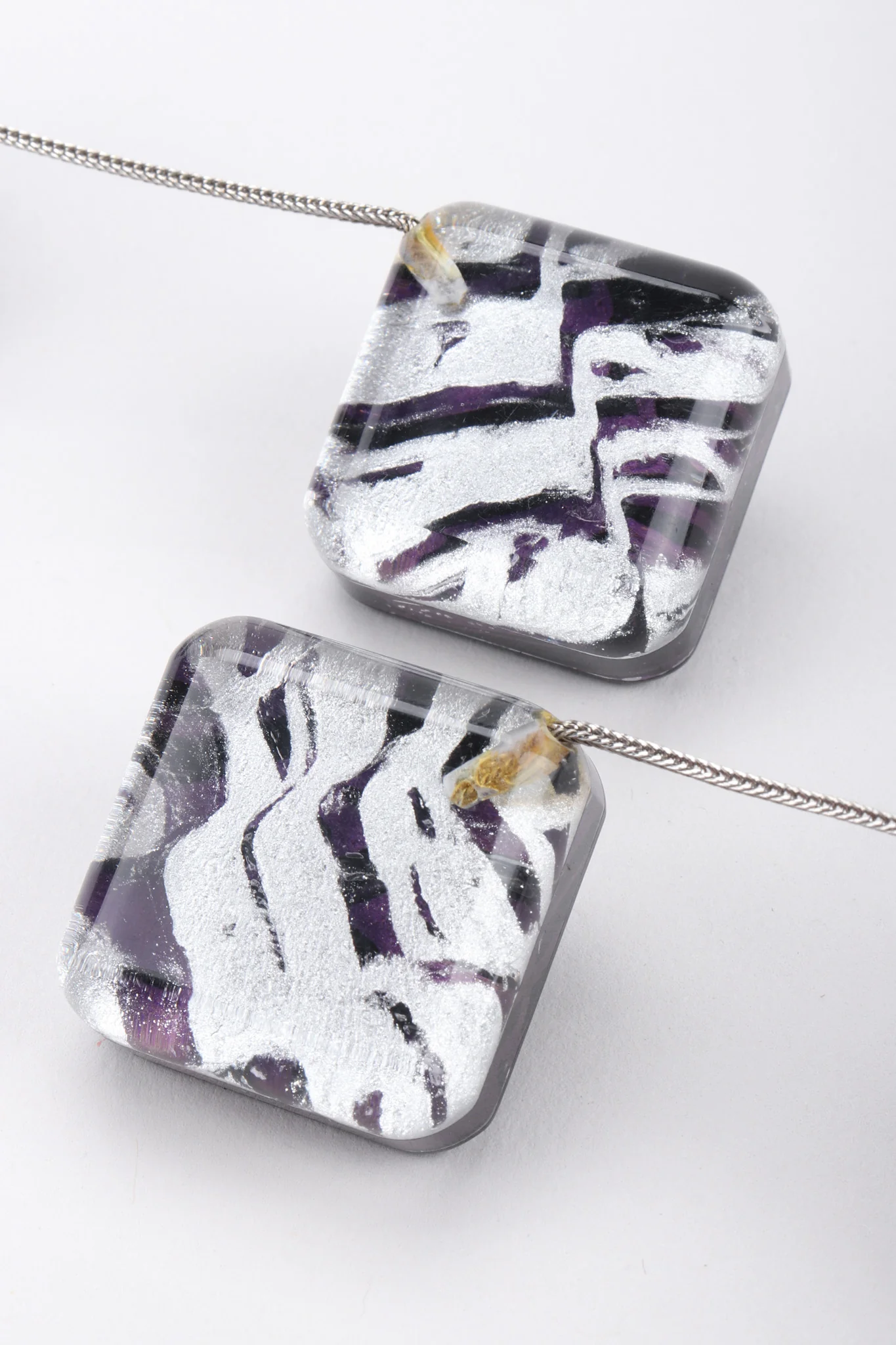 Lucite Cube Earrings - Image 6