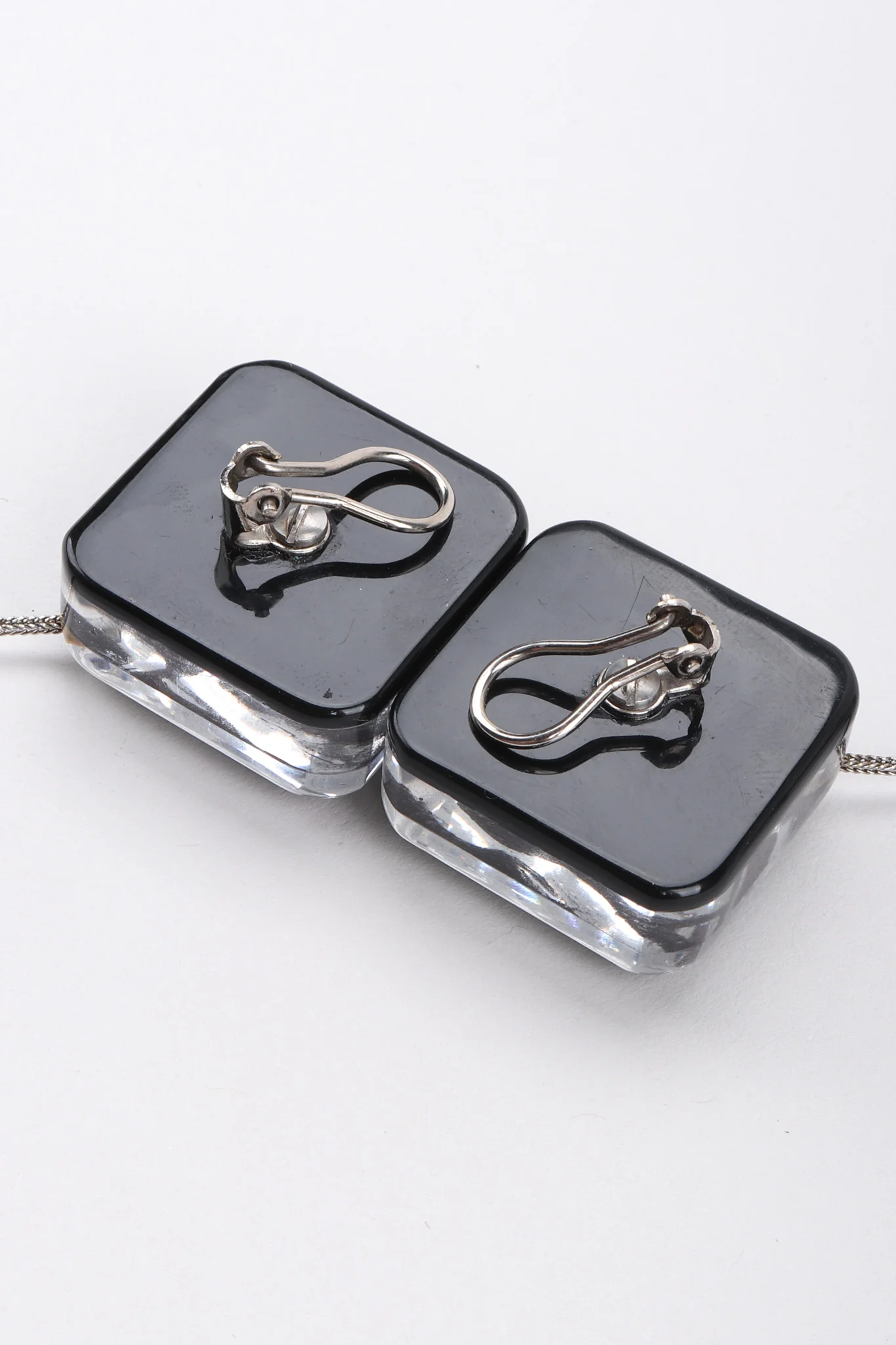 Lucite Cube Earrings - Image 9
