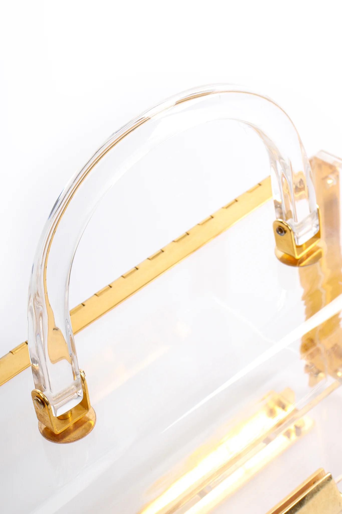 Lucite Flap Box Bag - Image 13