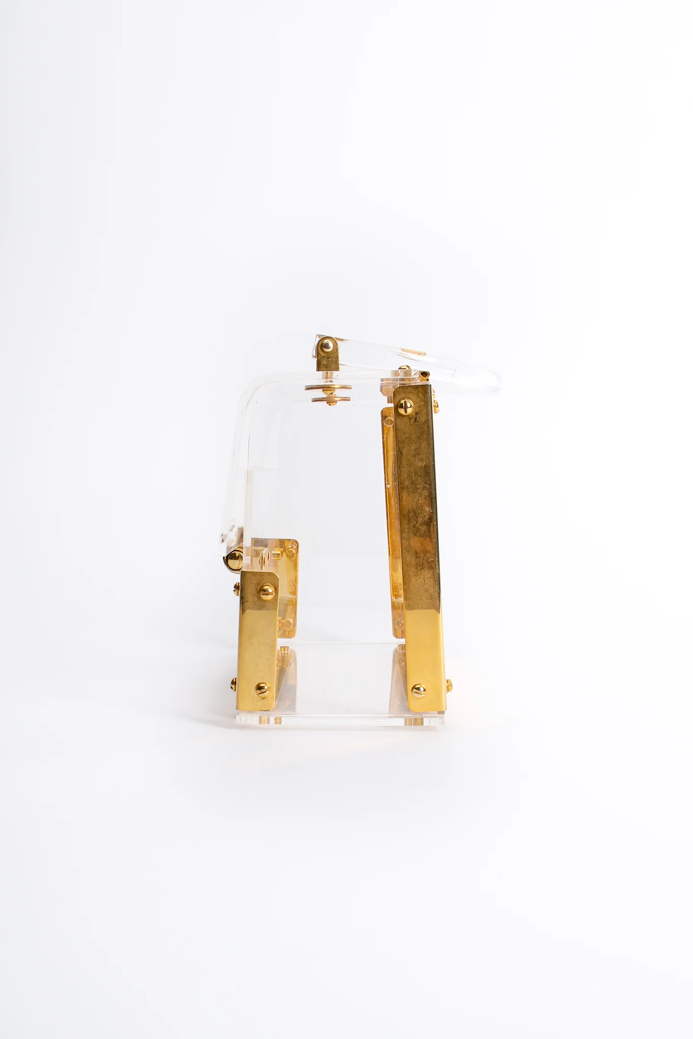 Lucite Flap Box Bag - Image 8