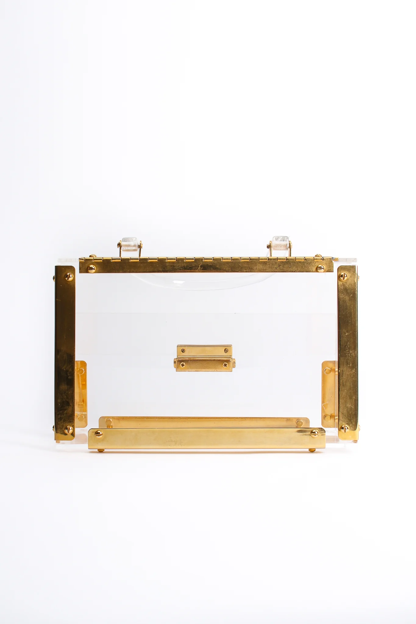 Lucite Flap Box Bag - Image 9