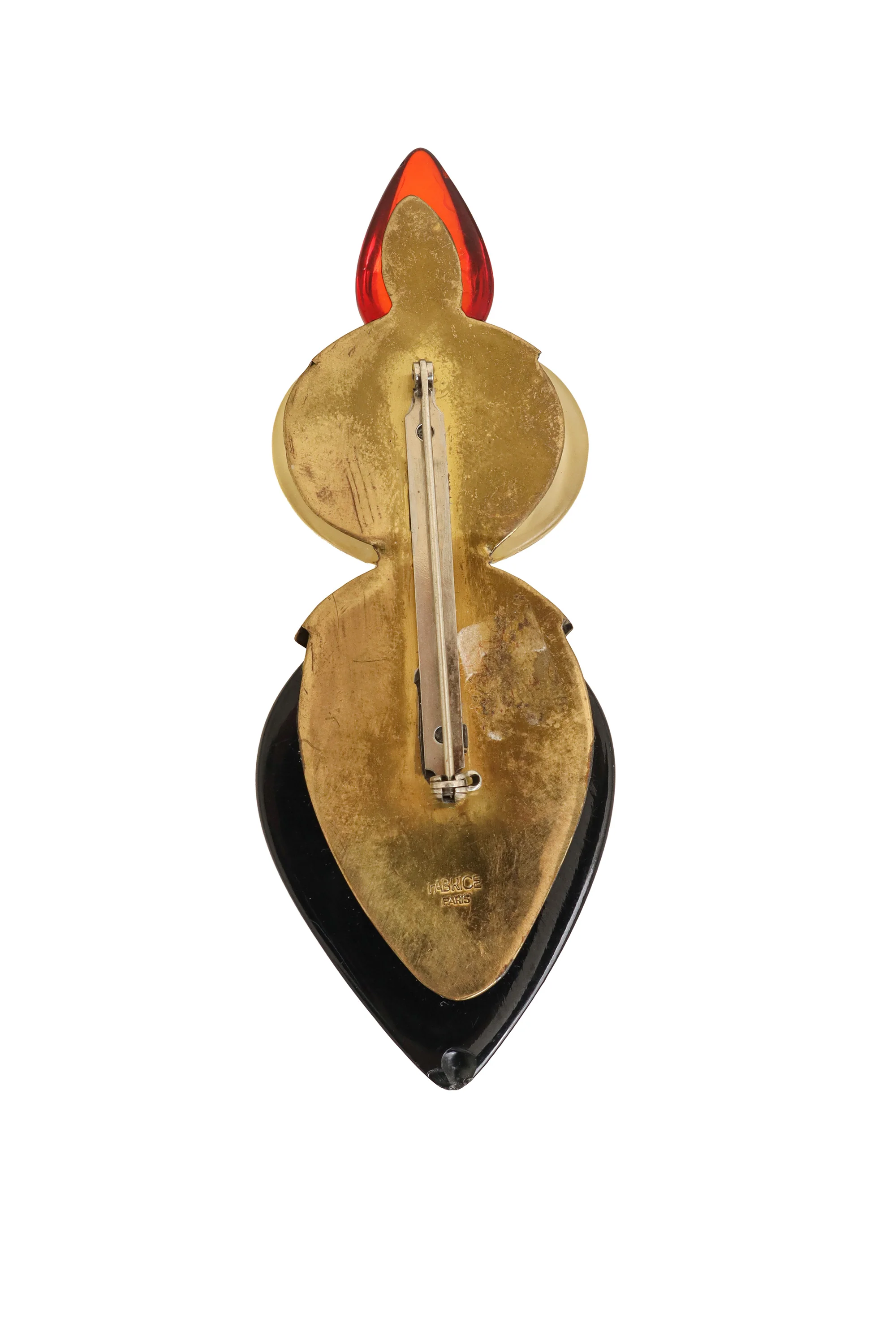 Lucite Perfume Brooch - Image 3