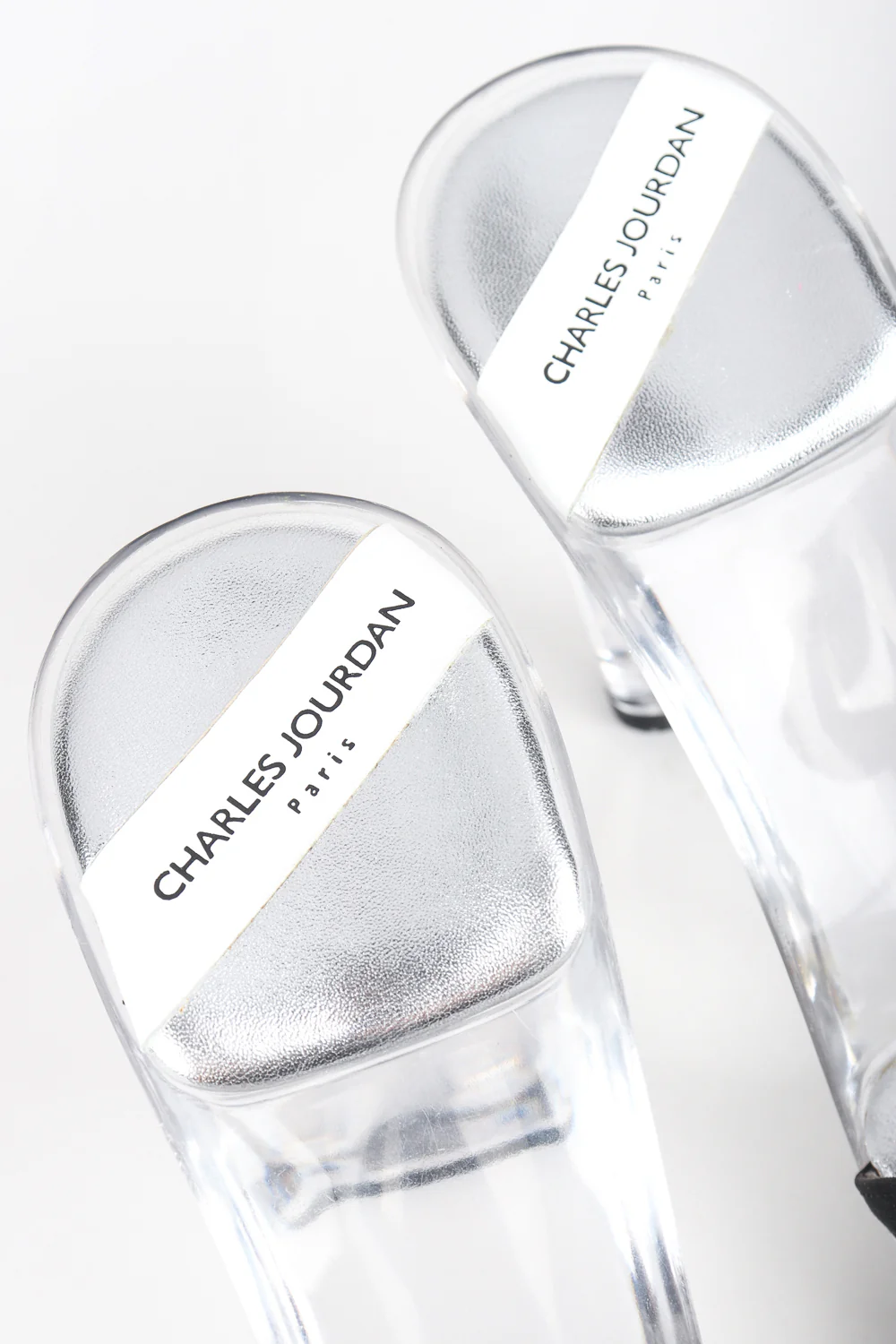 Lucite Platform Mules - Image 9