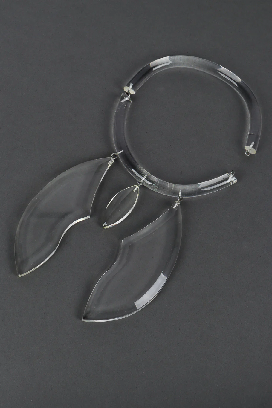 Lucite Wing Necklace - Image 3