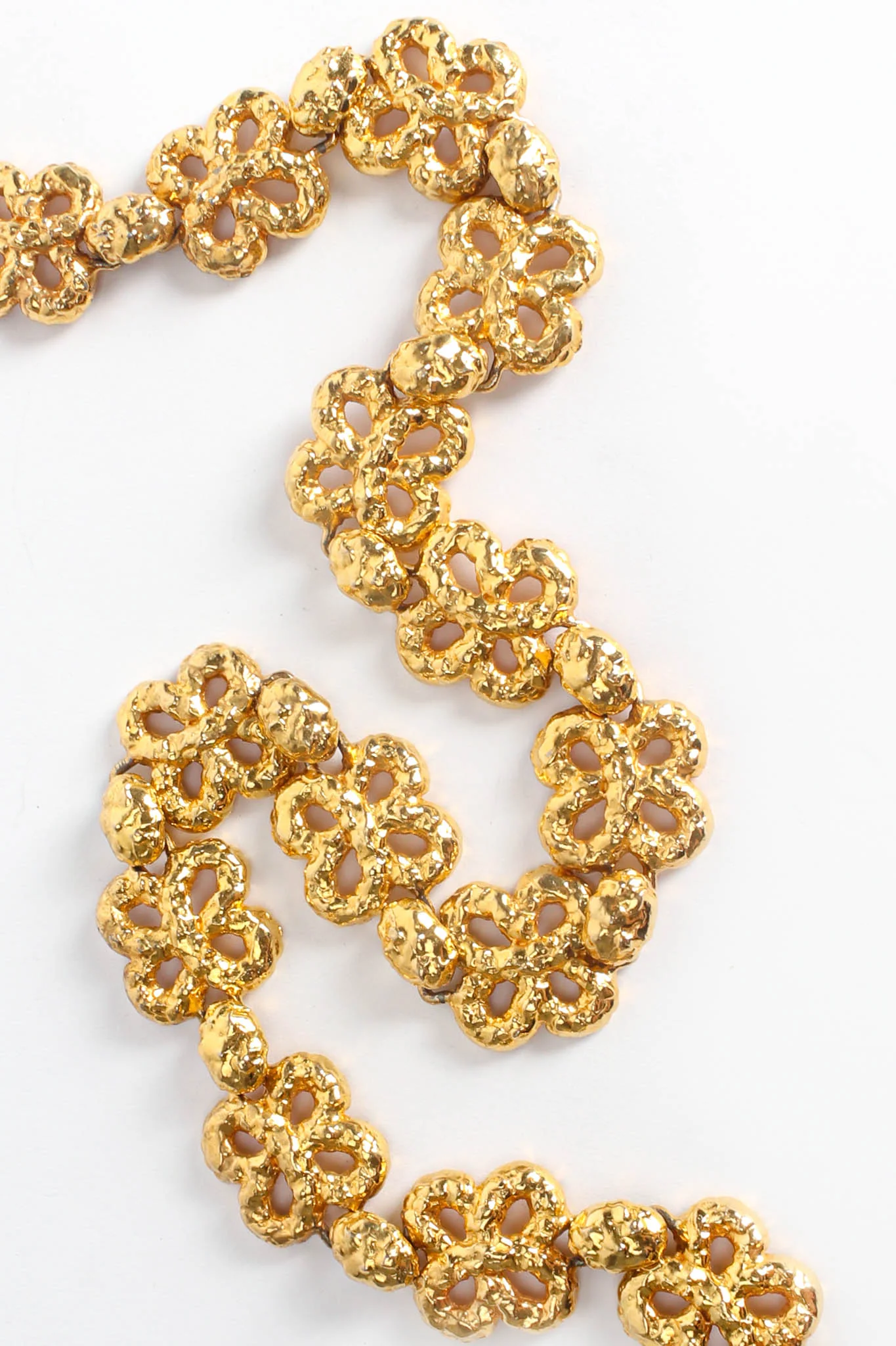 Lucky Clover Hammered Necklace Belt - Image 7
