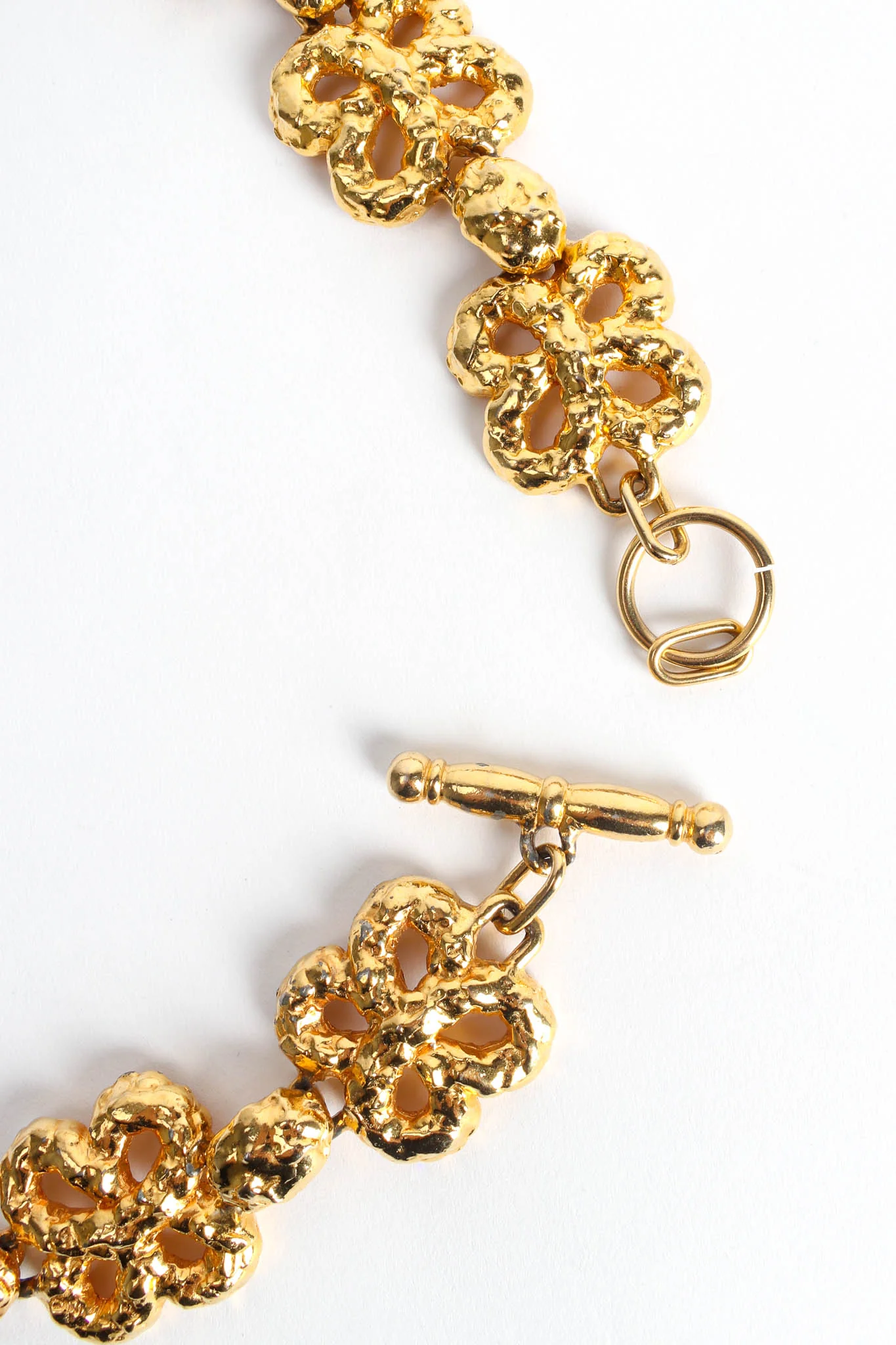 Lucky Clover Hammered Necklace Belt - Image 9