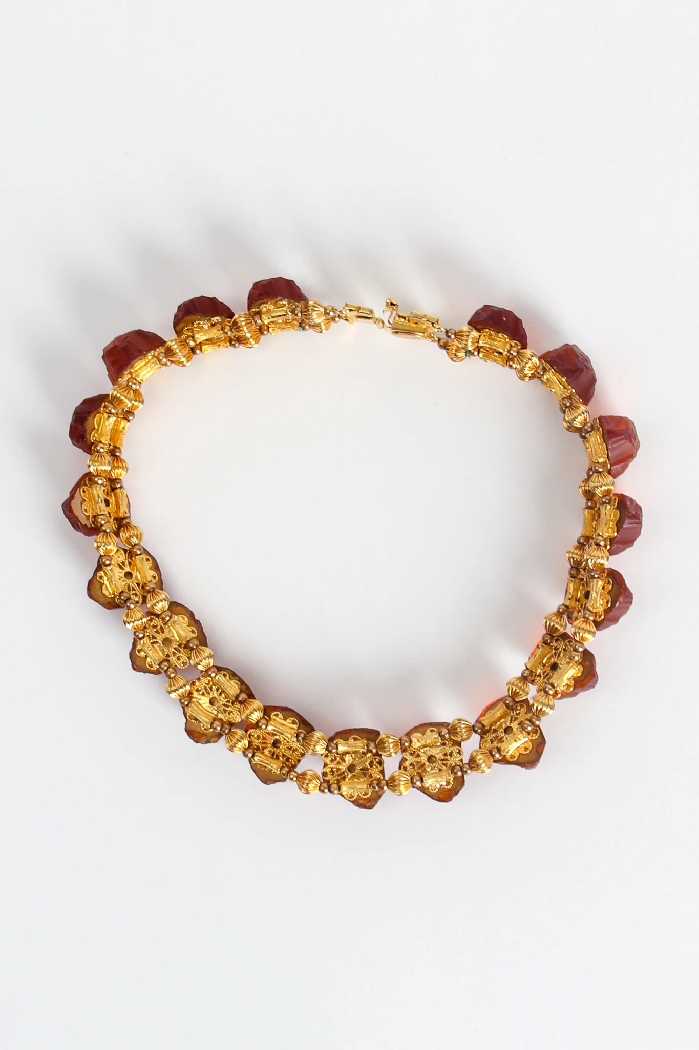 Luminous Amber Collar Necklace - Image 8
