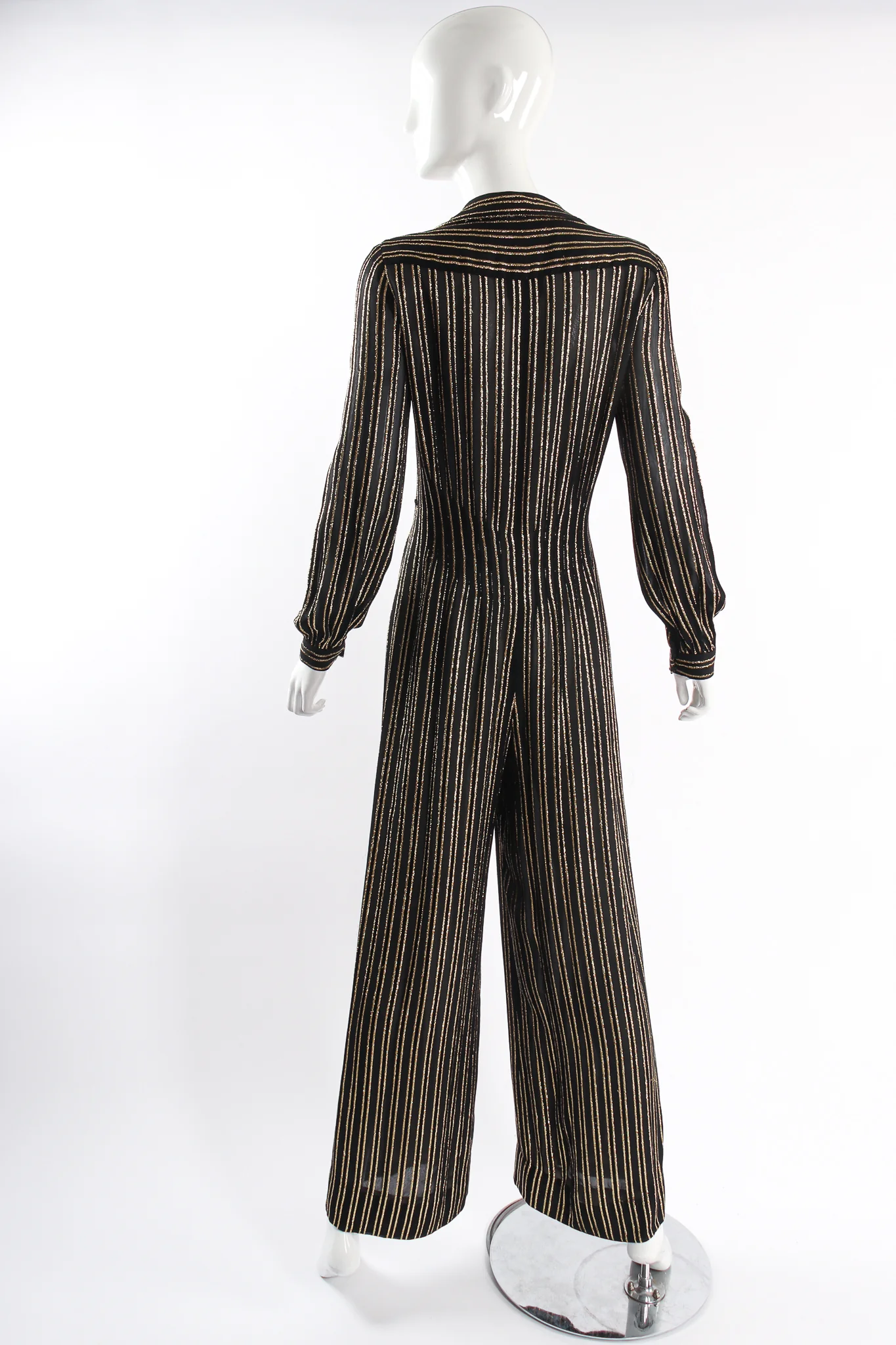 Lurex Striped Jumpsuit - Image 4