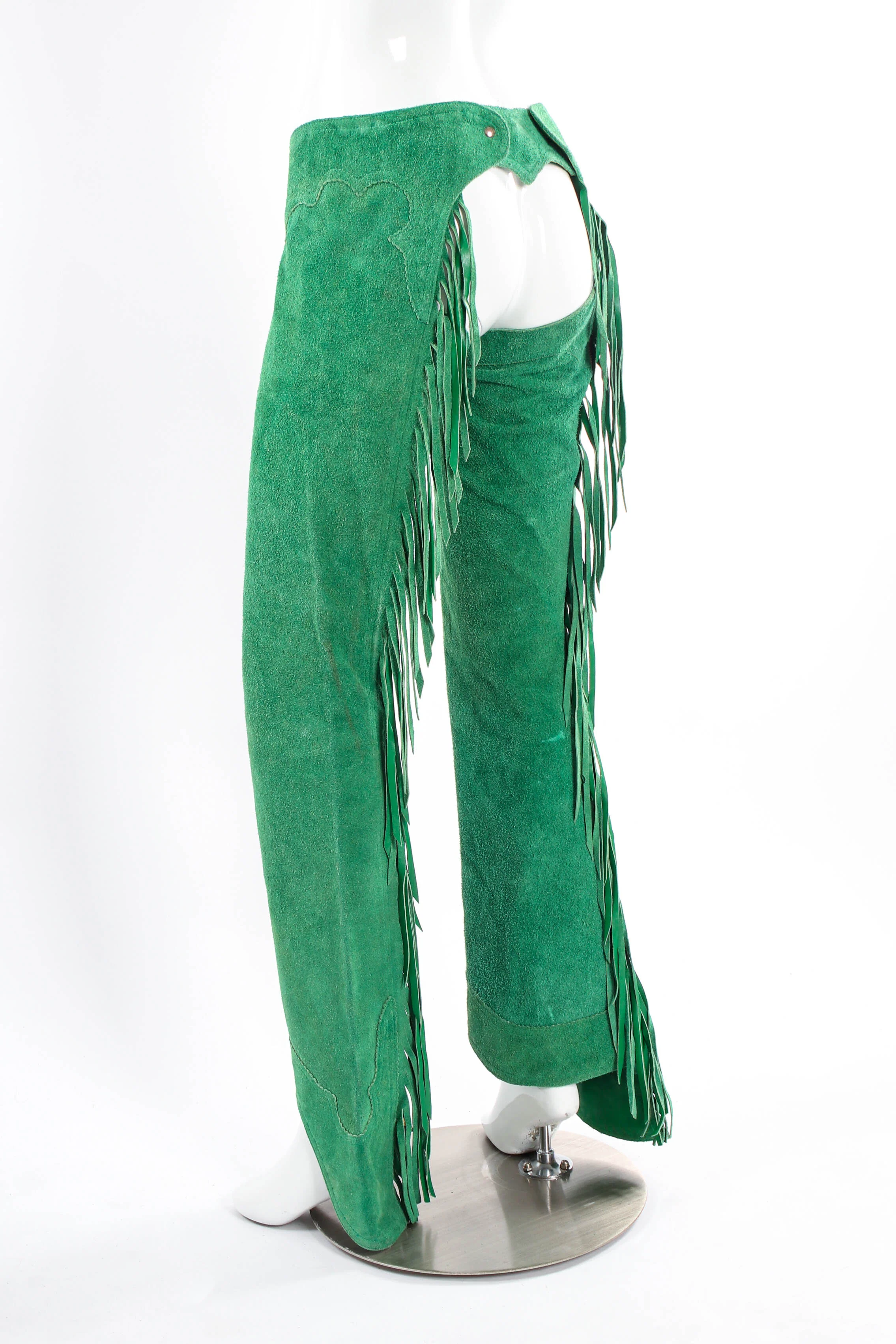 Suede Fringe Chaps - Image 3