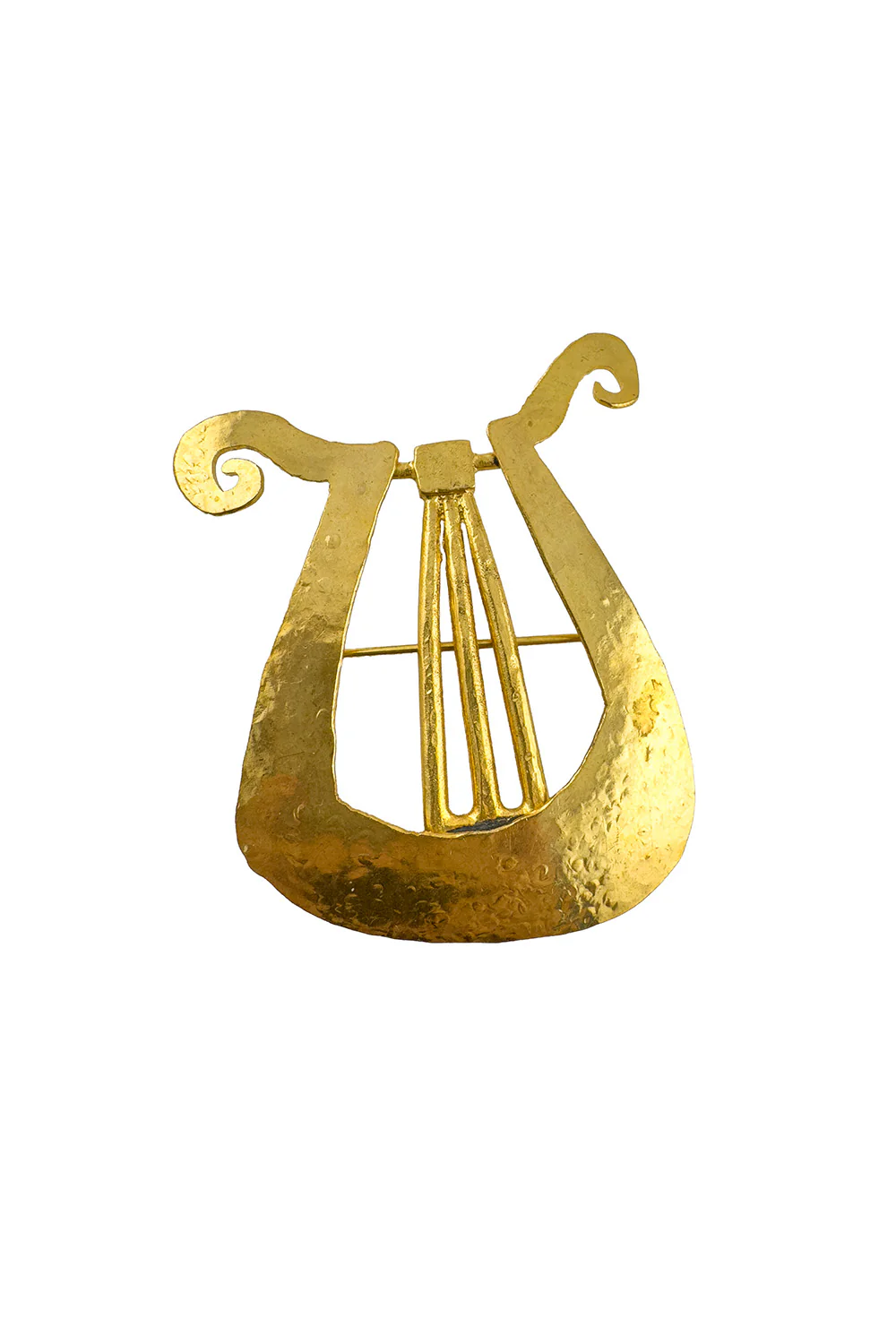 Lyre Harp Brooch