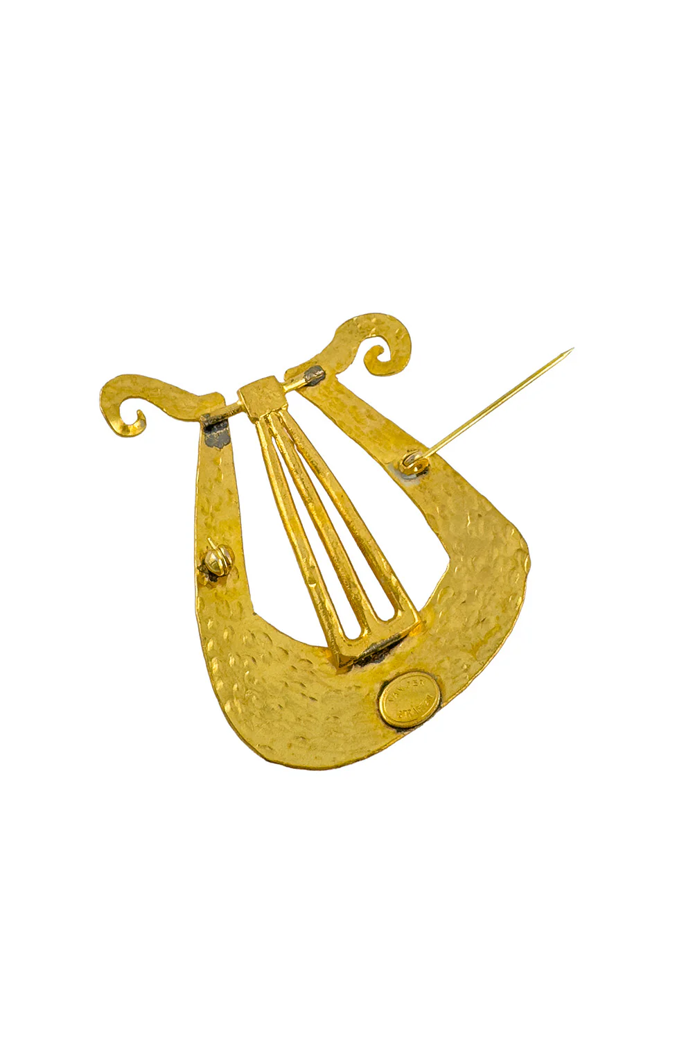 Lyre Harp Brooch - Image 3