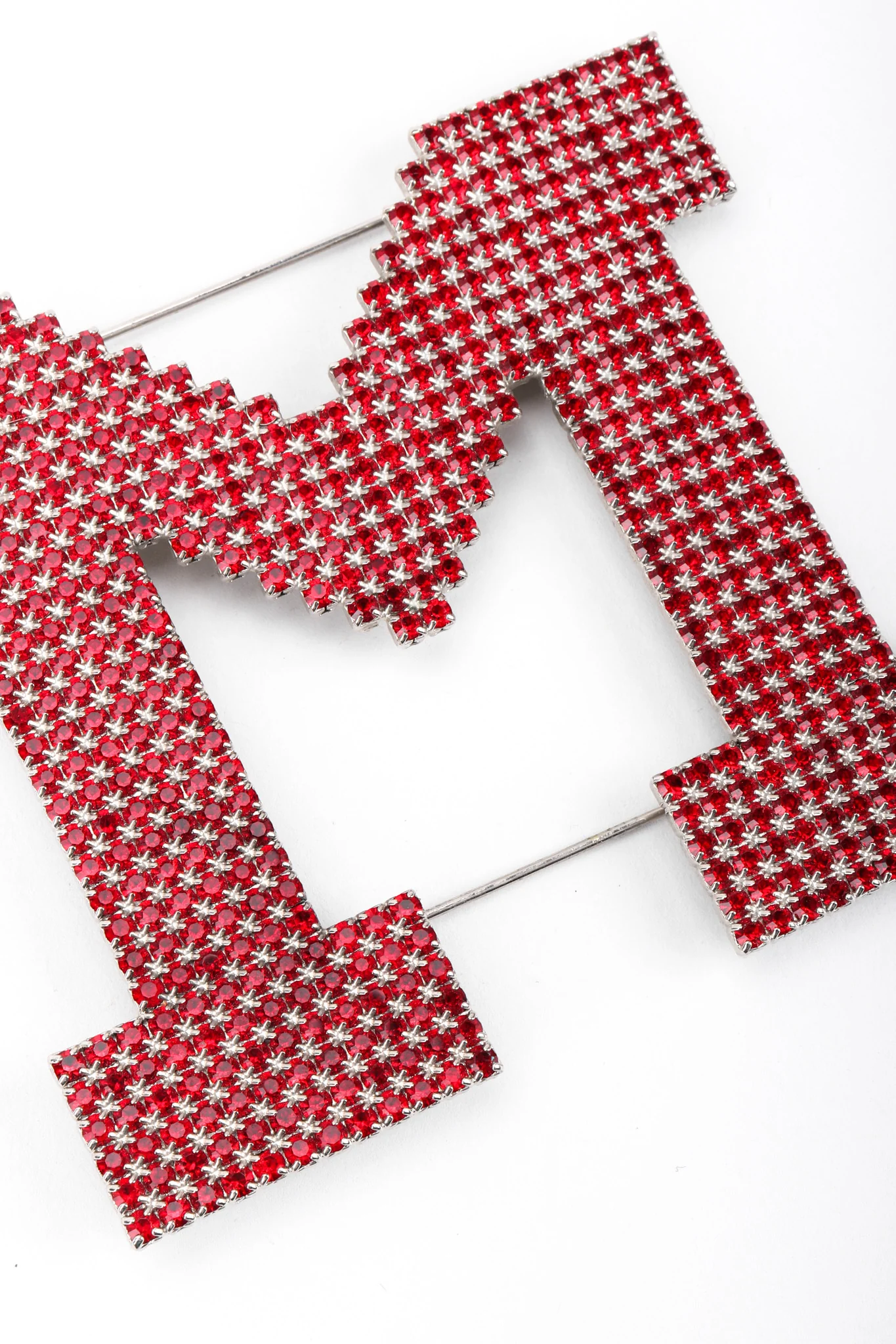 M Rhinestone Pin - Image 5