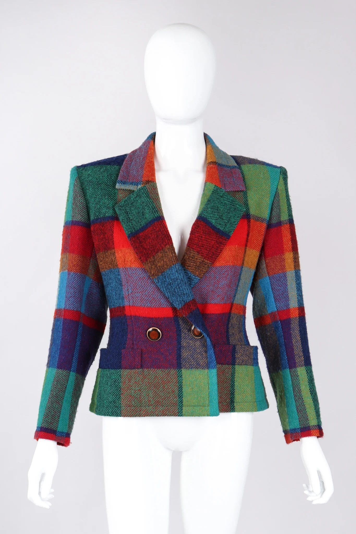 Madras Plaid Jacket & Skirt Set - Image 7