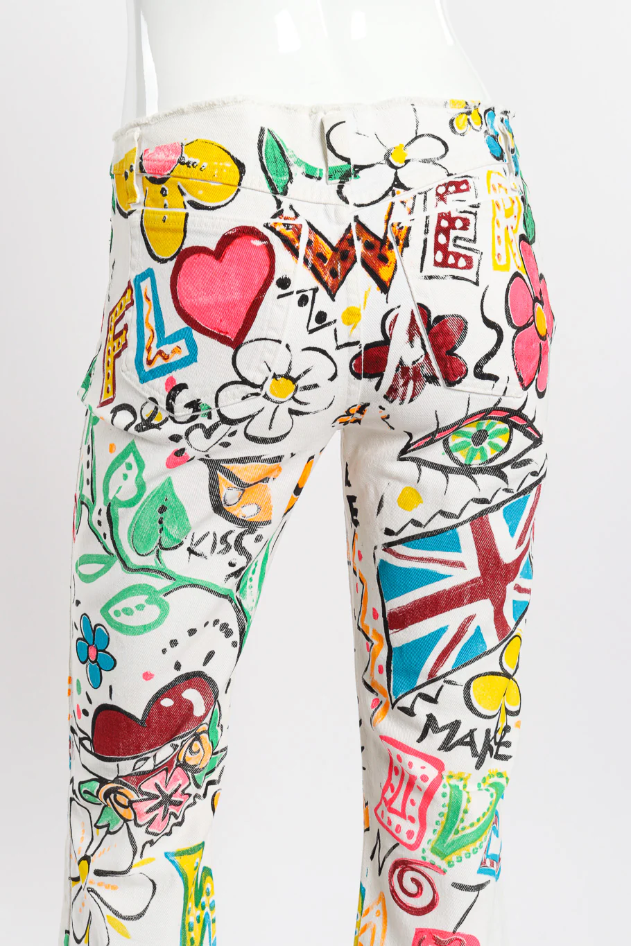 Make Love Painted Jeans - Image 4