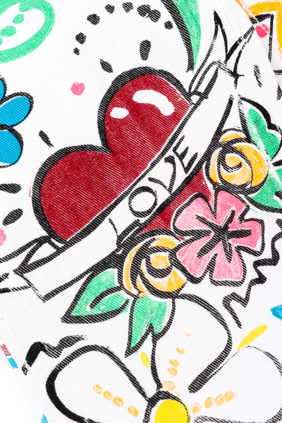 Make Love Painted Jeans - Image 8