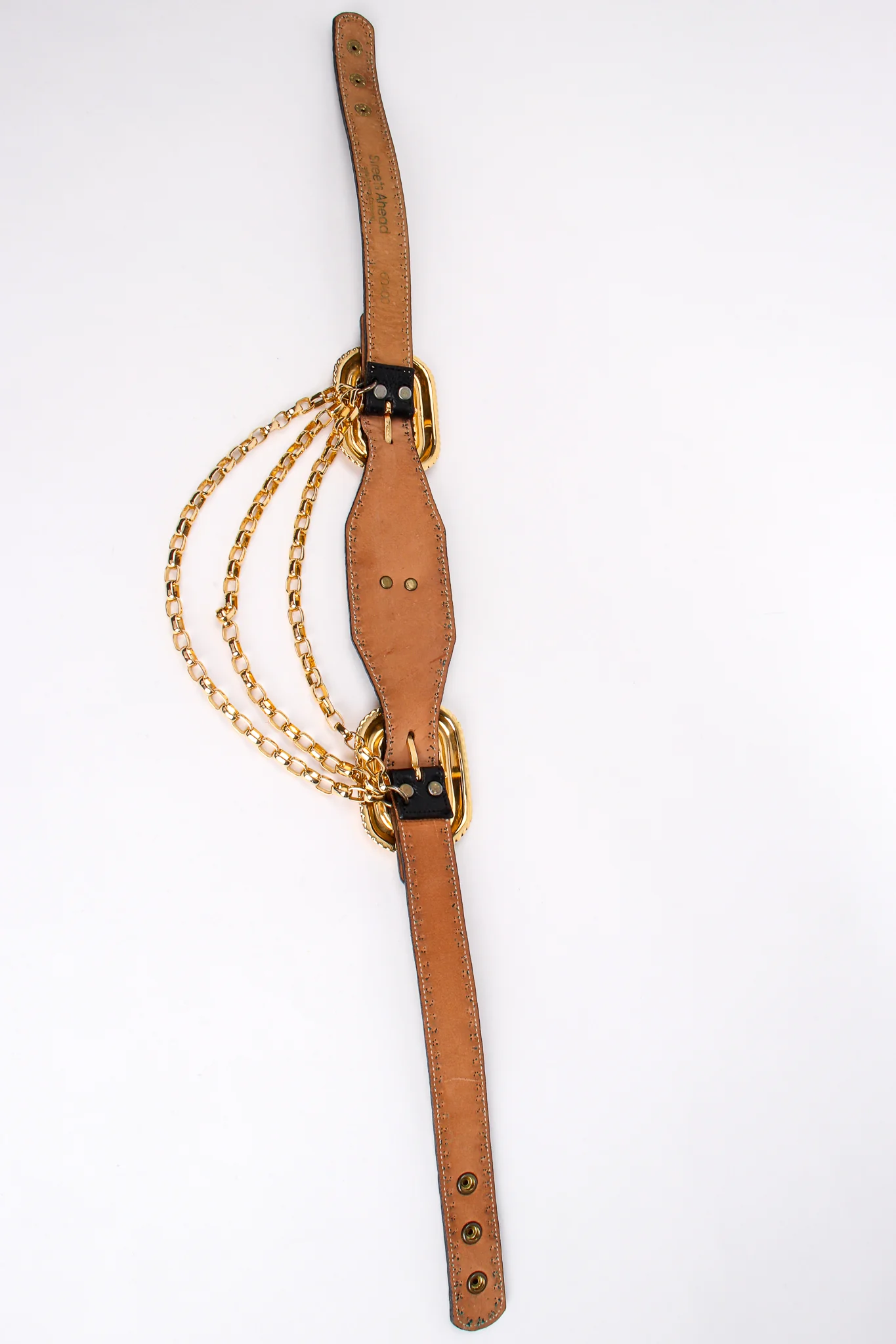 Maltese Cross Leather Chain Belt - Image 10