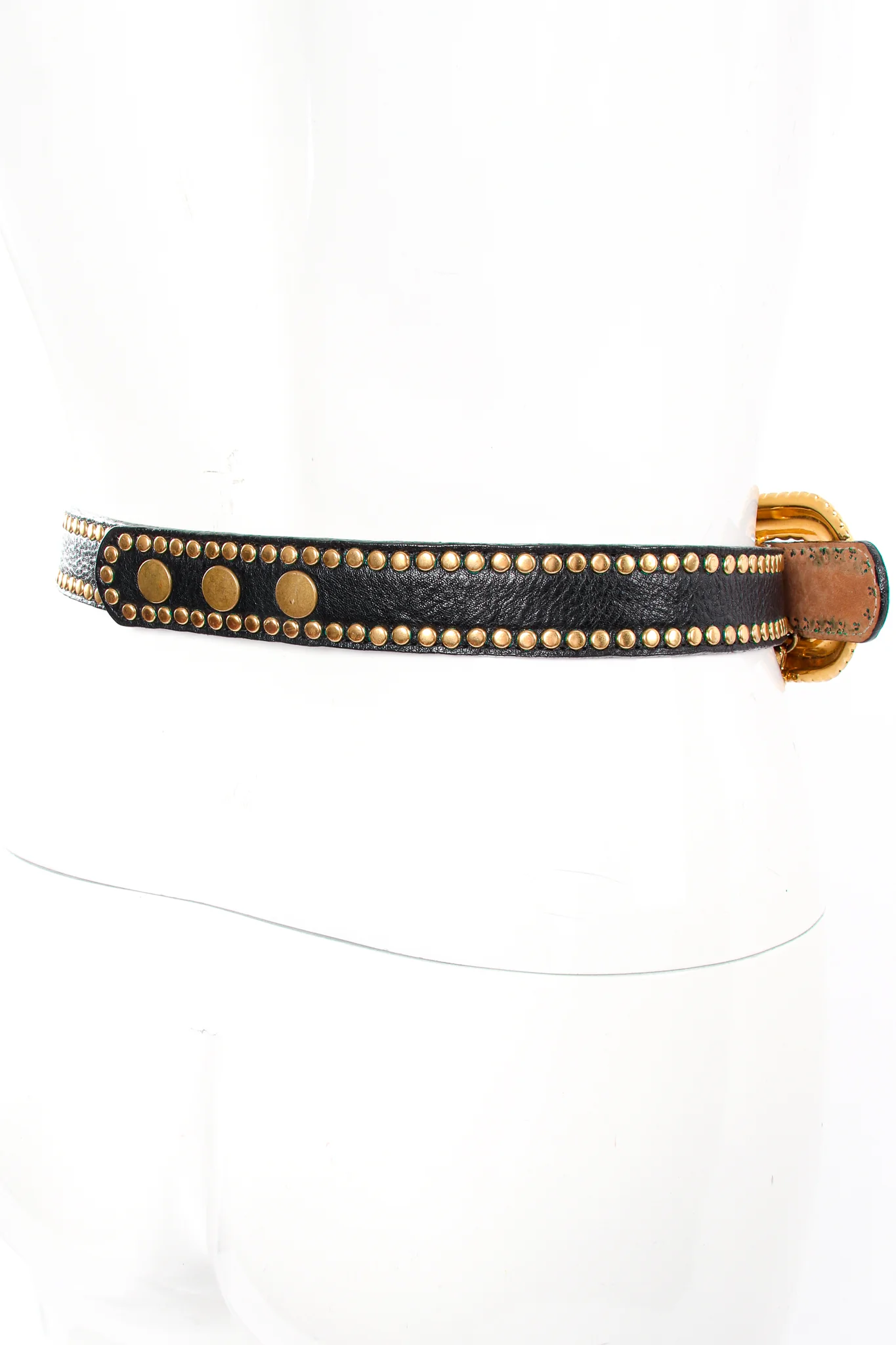 Maltese Cross Leather Chain Belt - Image 9