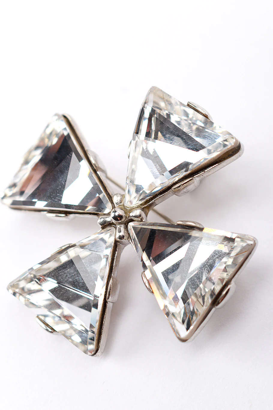 Maltese Crystal Cross Brooch - Image 3