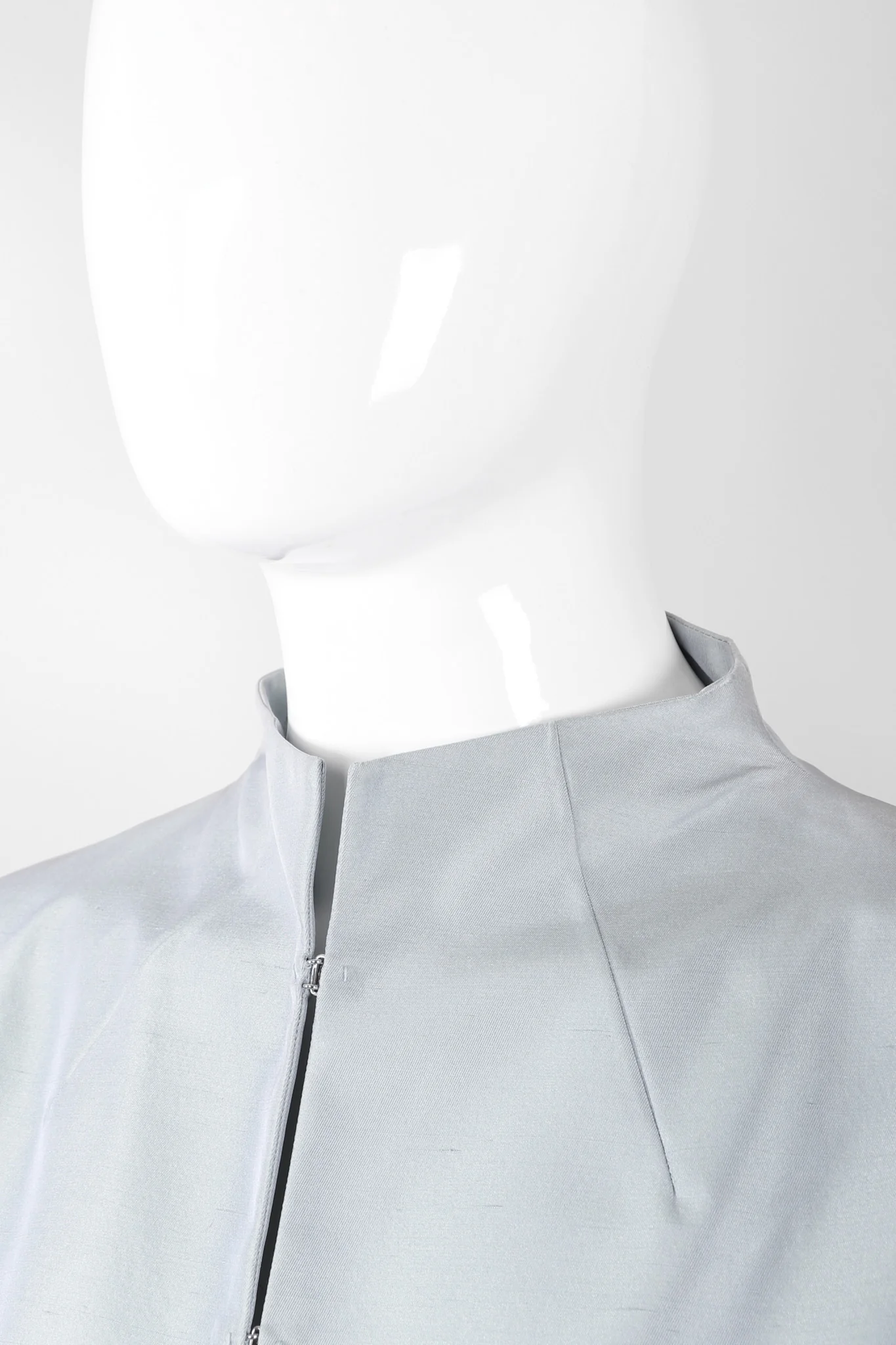 Mandarin Collar Crop Top - Image 10