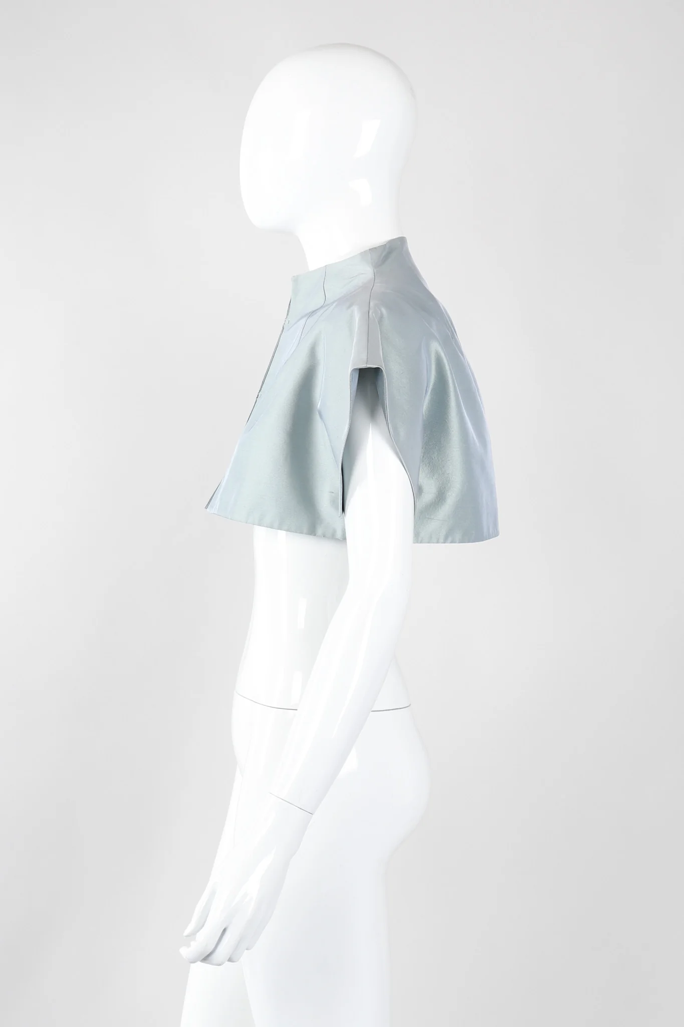 Mandarin Collar Crop Top - Image 6