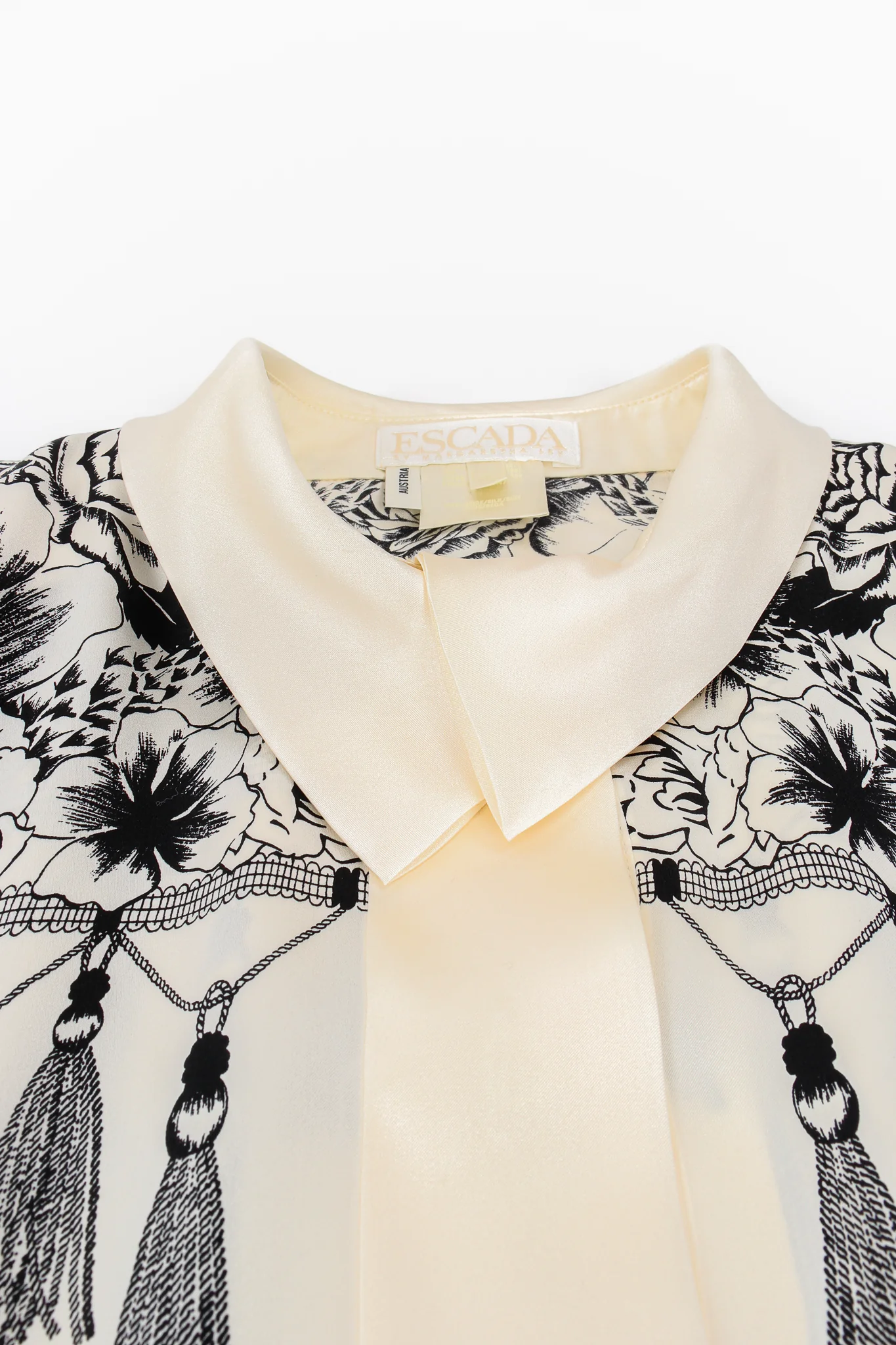 Floral Mantilla Tassel Print Shirt - Image 13