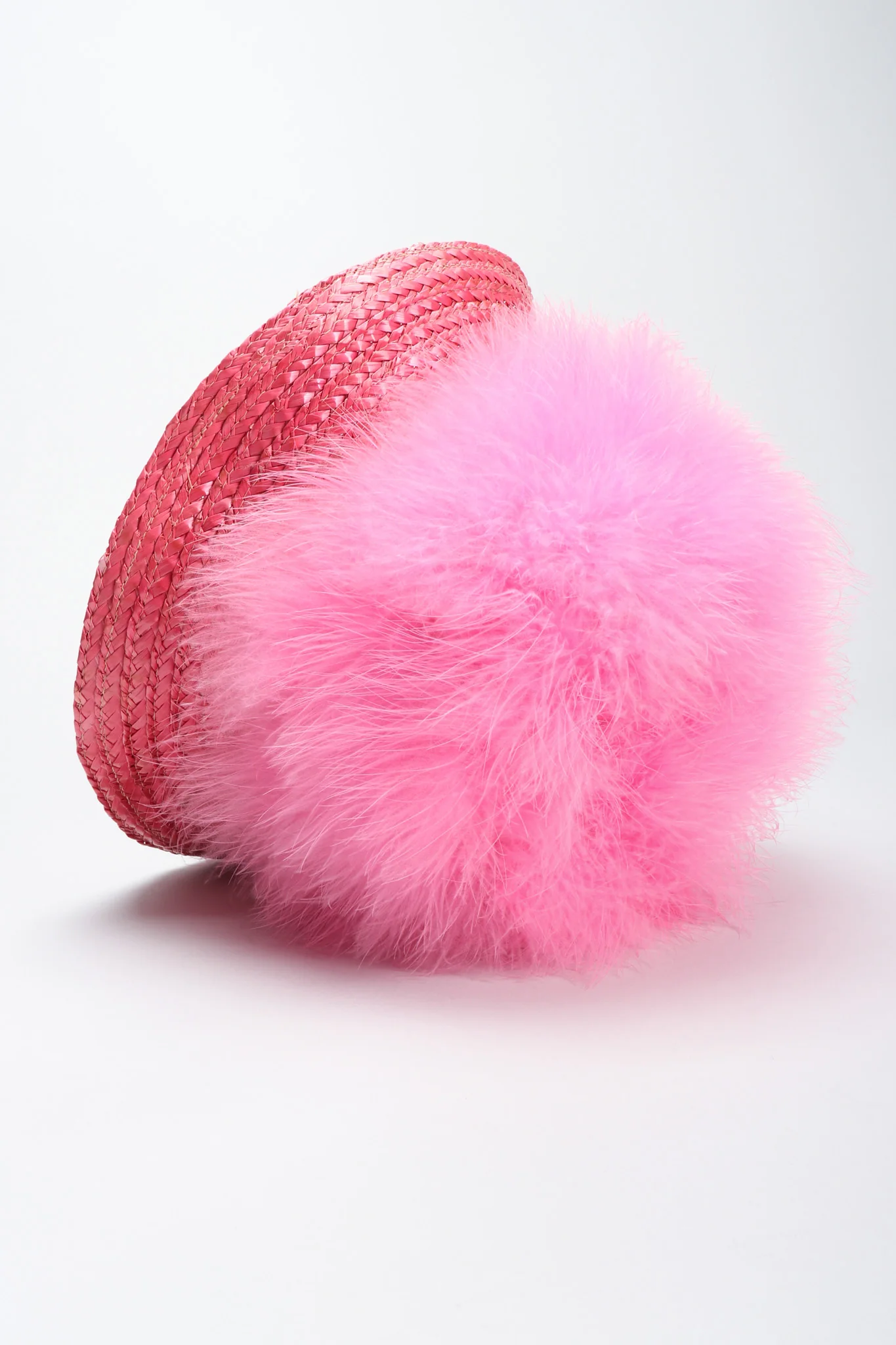 Marabou Bubblegum Puff Hat - Image 13