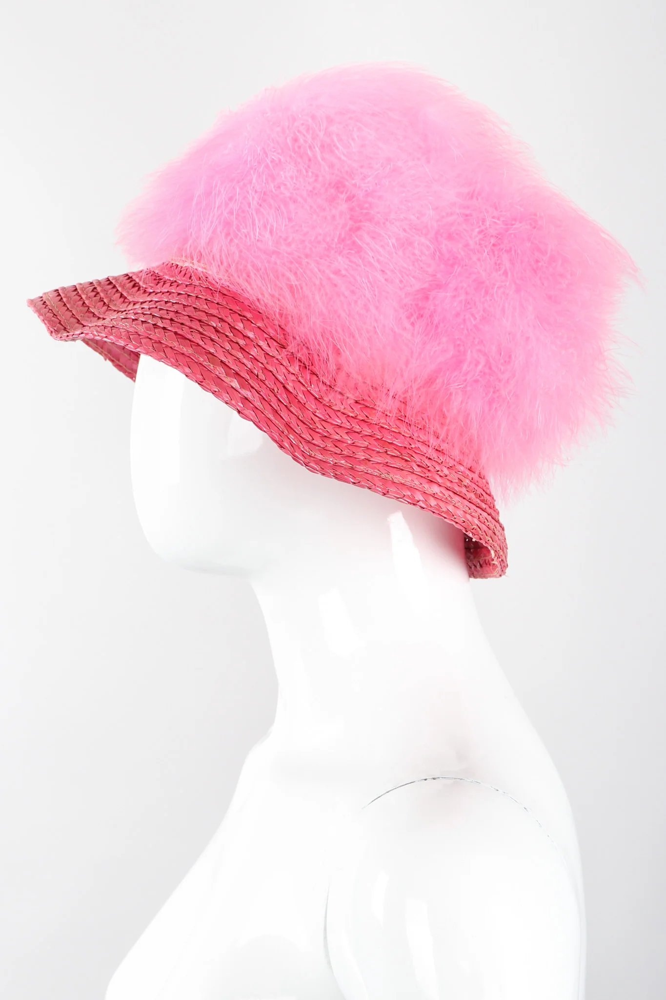 Marabou Bubblegum Puff Hat - Image 5