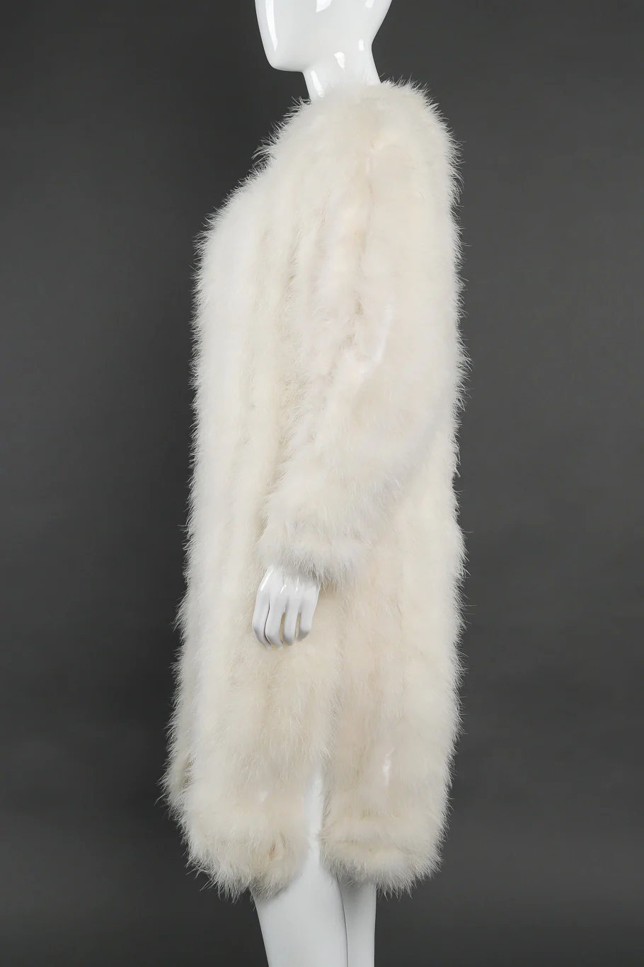 Marabou Feather Coat - Image 2
