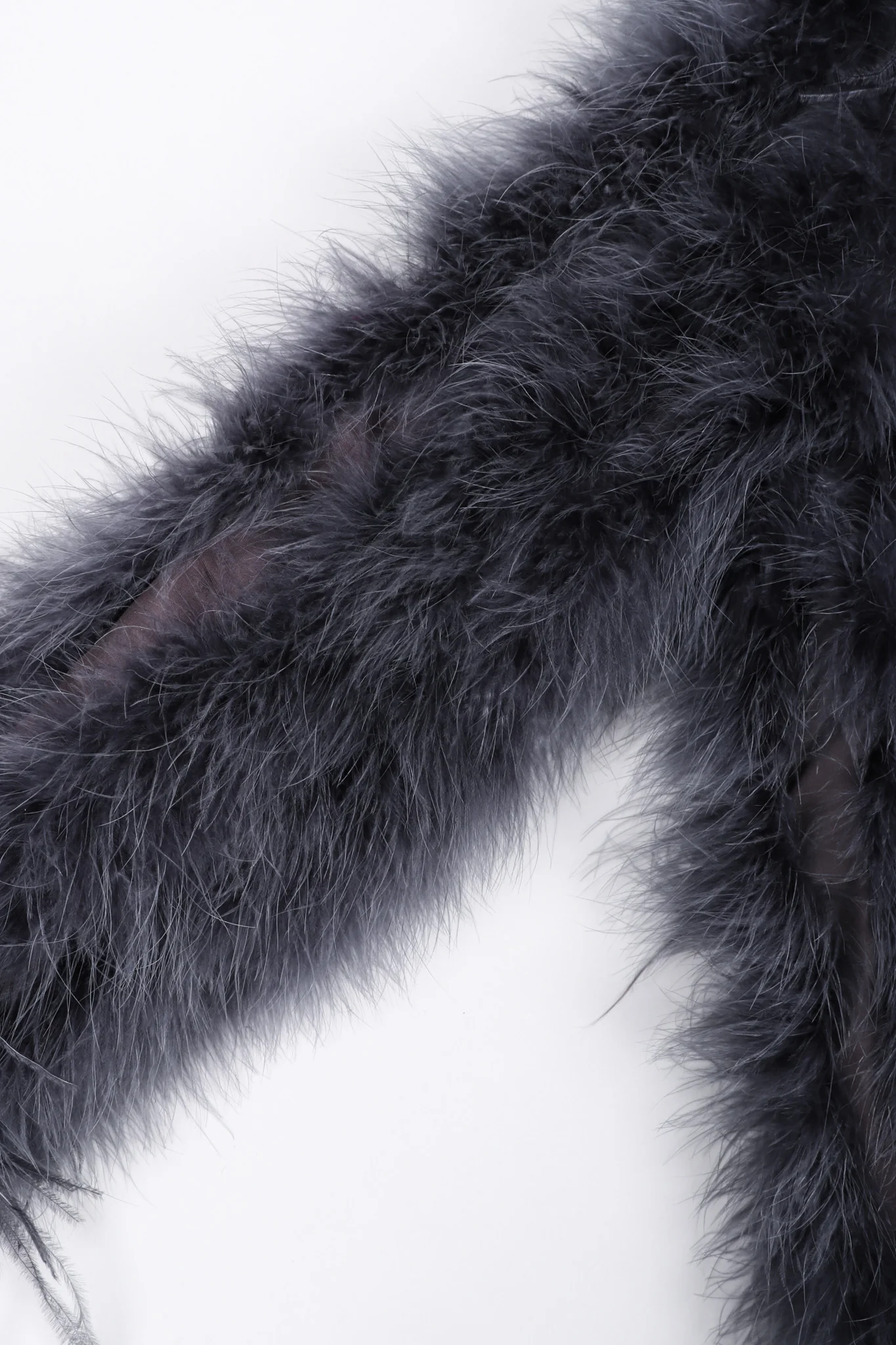 Marabou & Ostrich Feather Jacket - Image 14