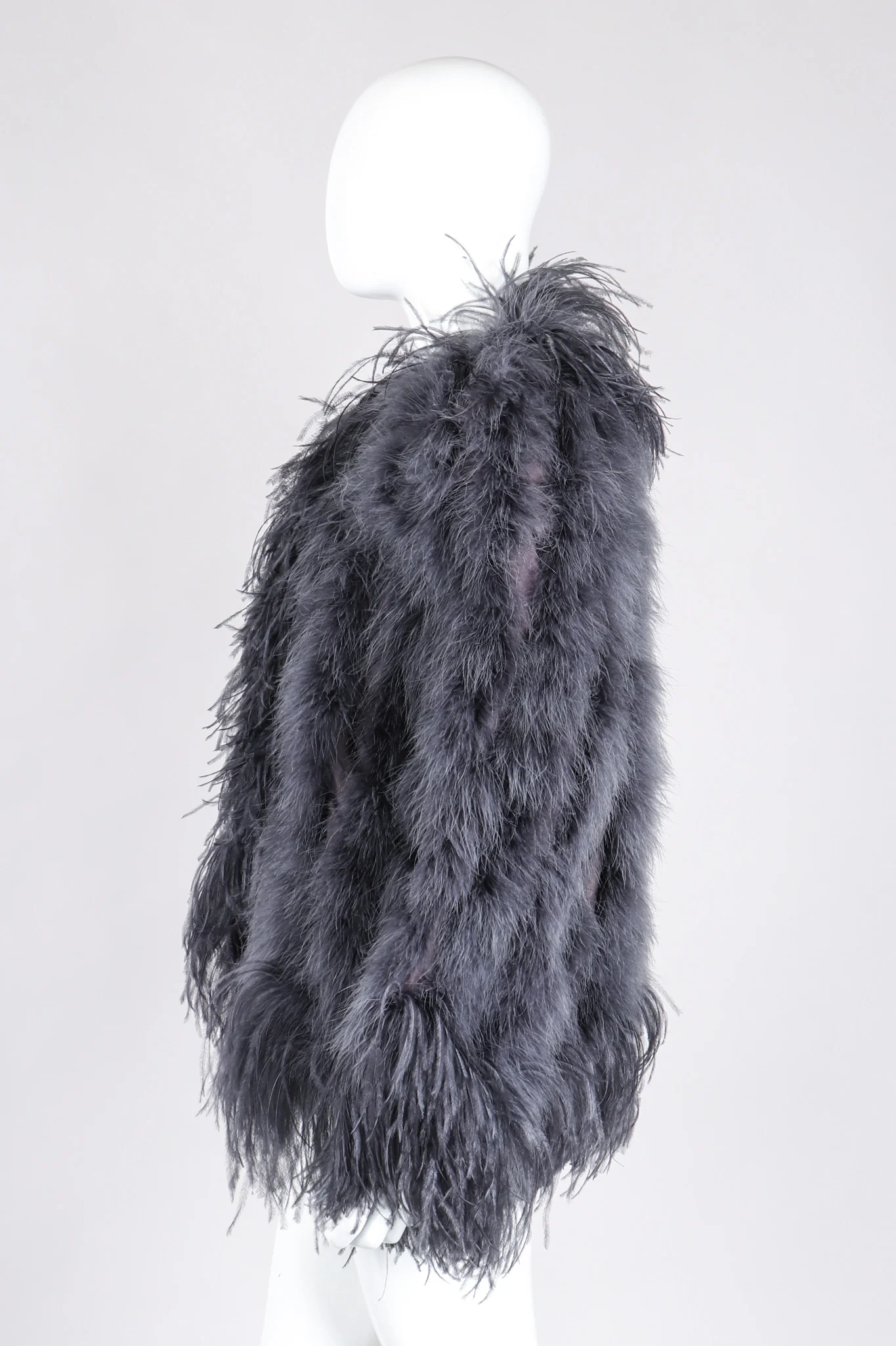 Marabou & Ostrich Feather Jacket - Image 6