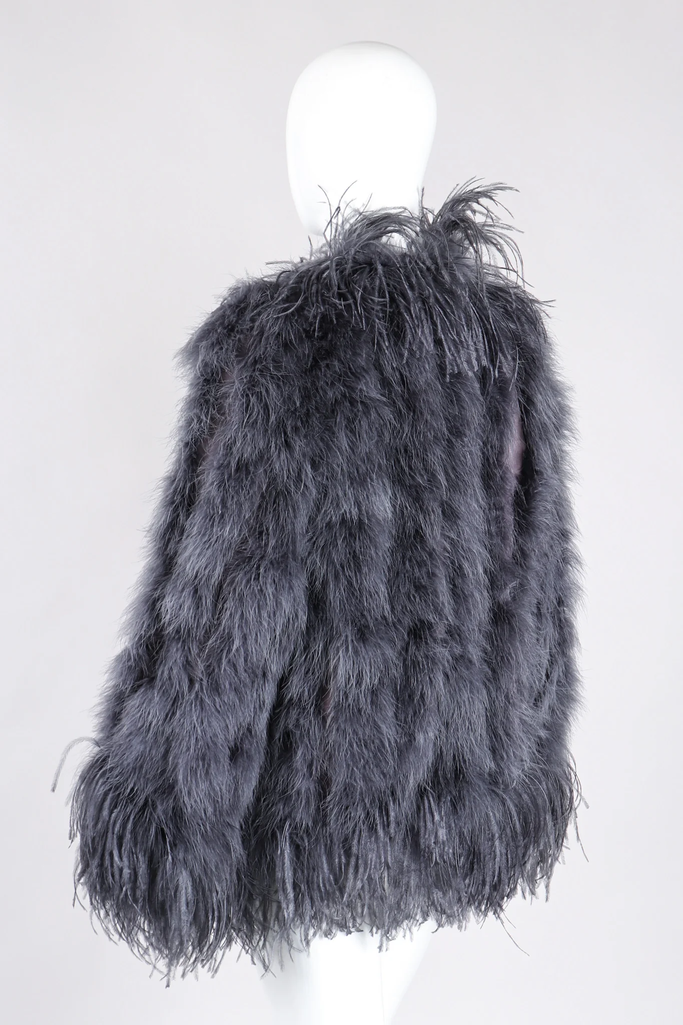 Marabou & Ostrich Feather Jacket - Image 7