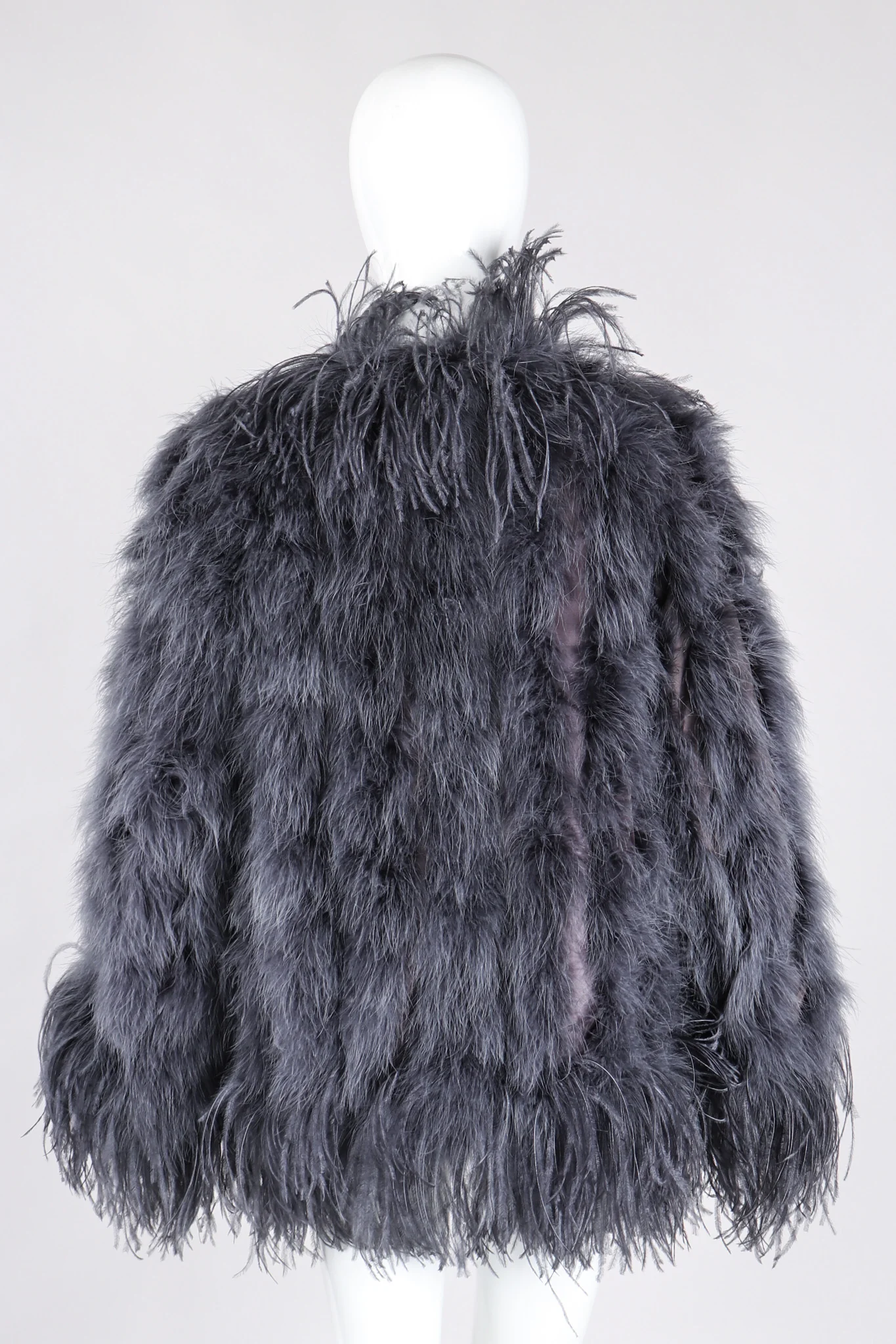 Marabou & Ostrich Feather Jacket - Image 8