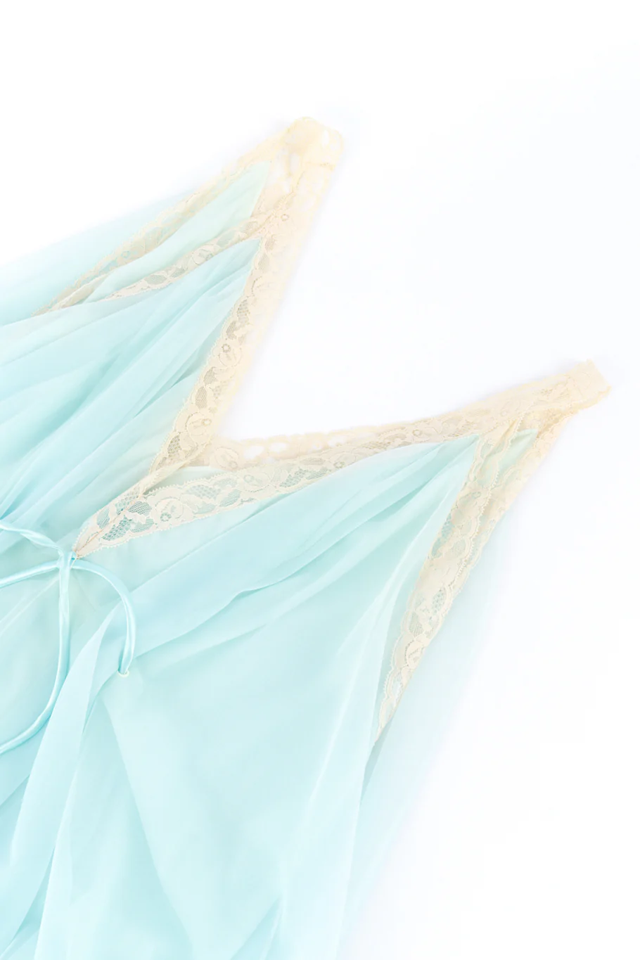 Marabou Trim Babydoll Peignoir Set - Image 10