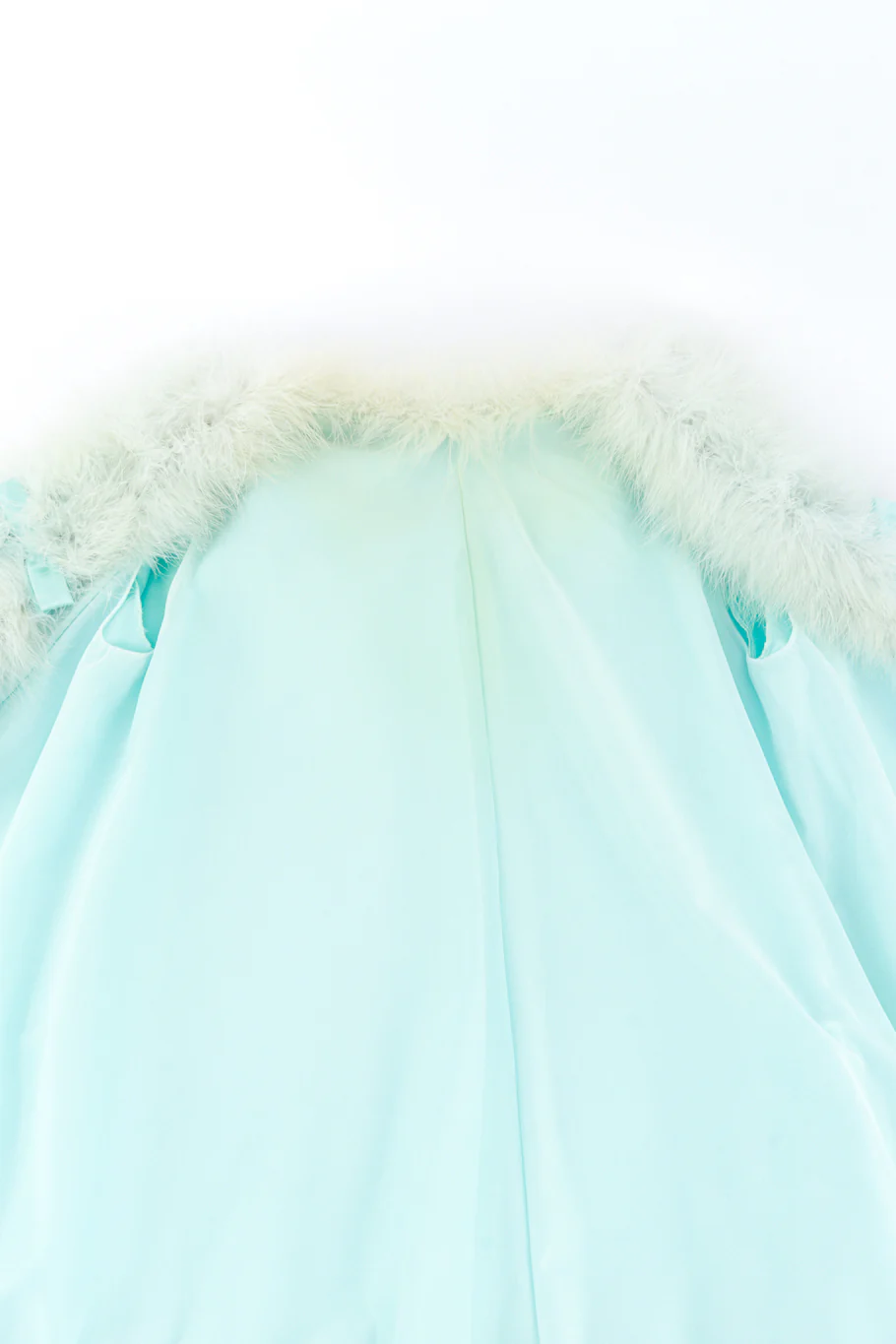 Marabou Trim Babydoll Peignoir Set - Image 12