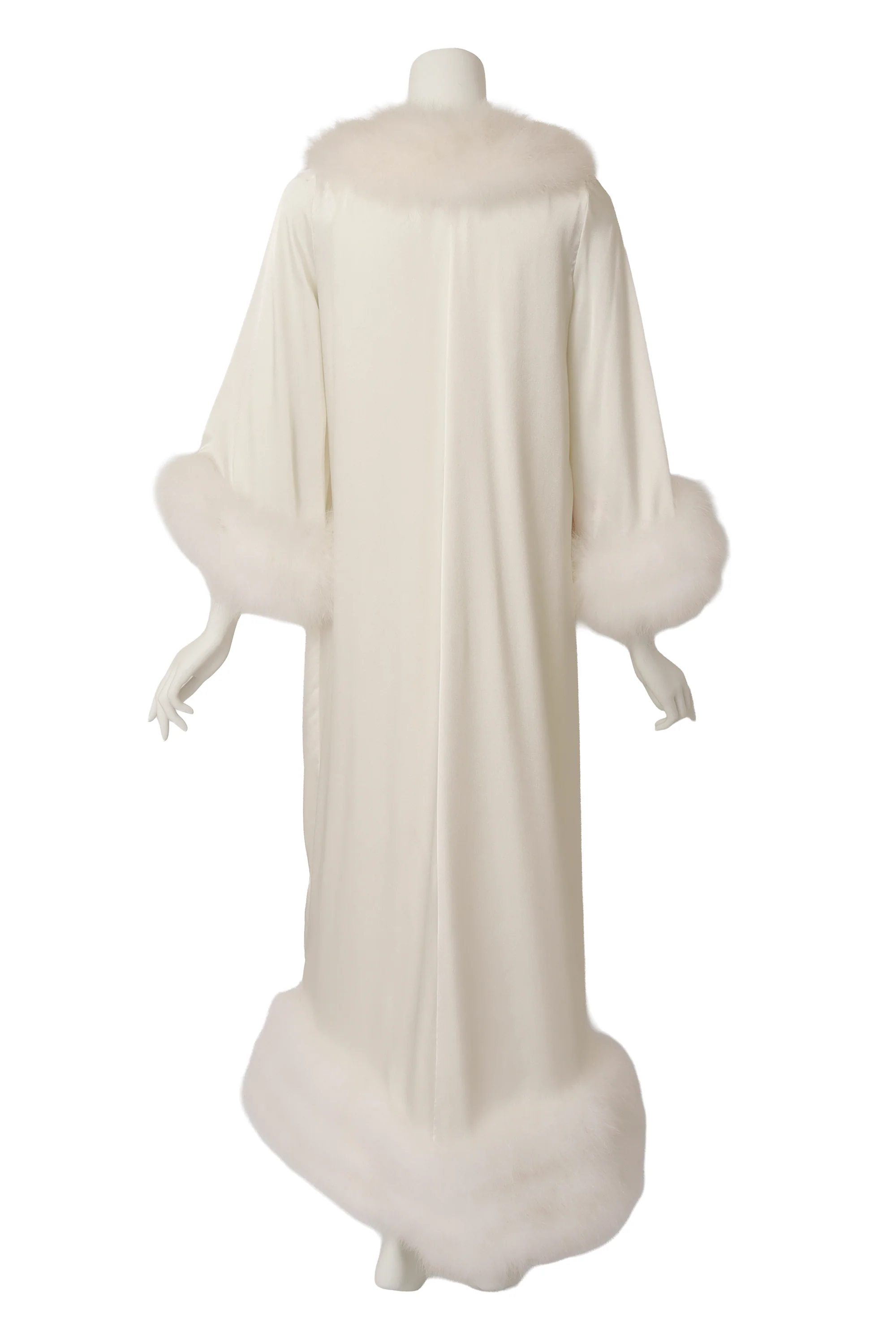 Marabou Trim Robe - Image 3
