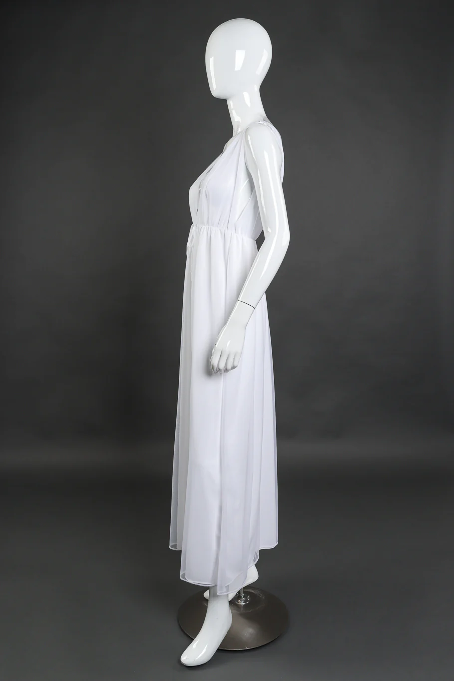 Marabou Trim Robe & Nightgown Set - Image 13