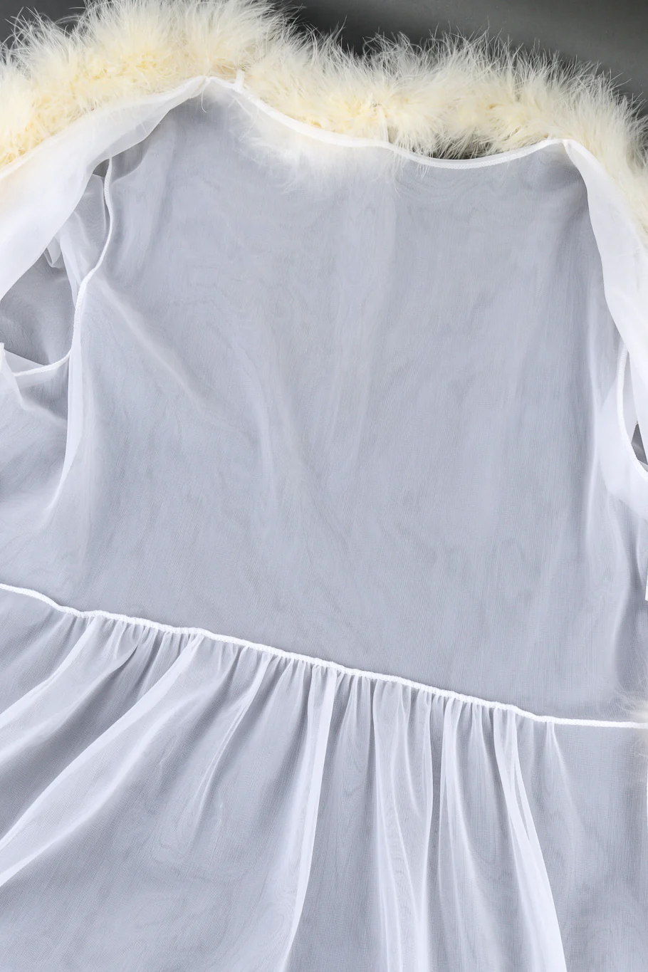 Marabou Trim Robe & Nightgown Set - Image 8