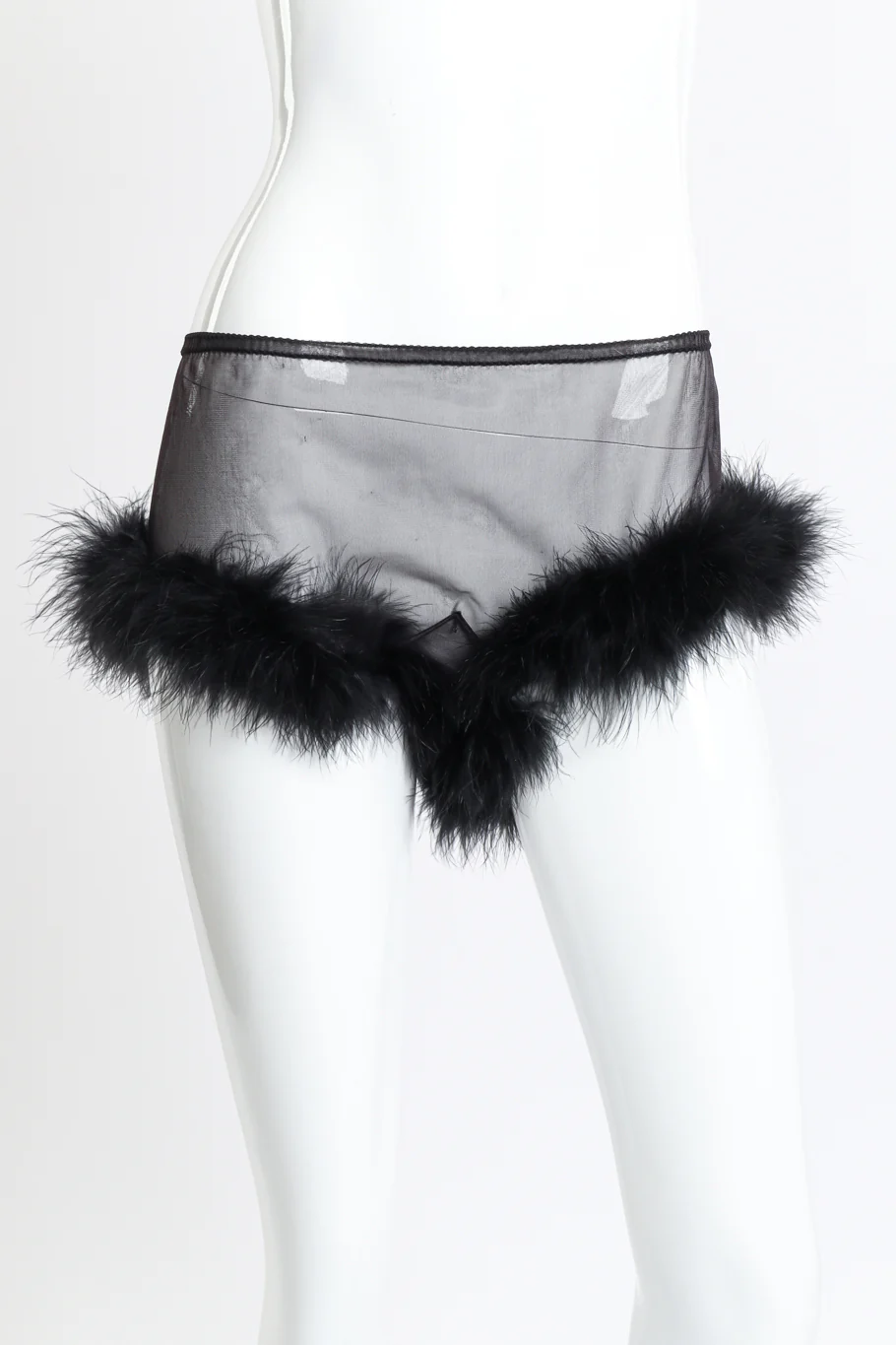 Marabou Trim Top & Short Set - Image 7