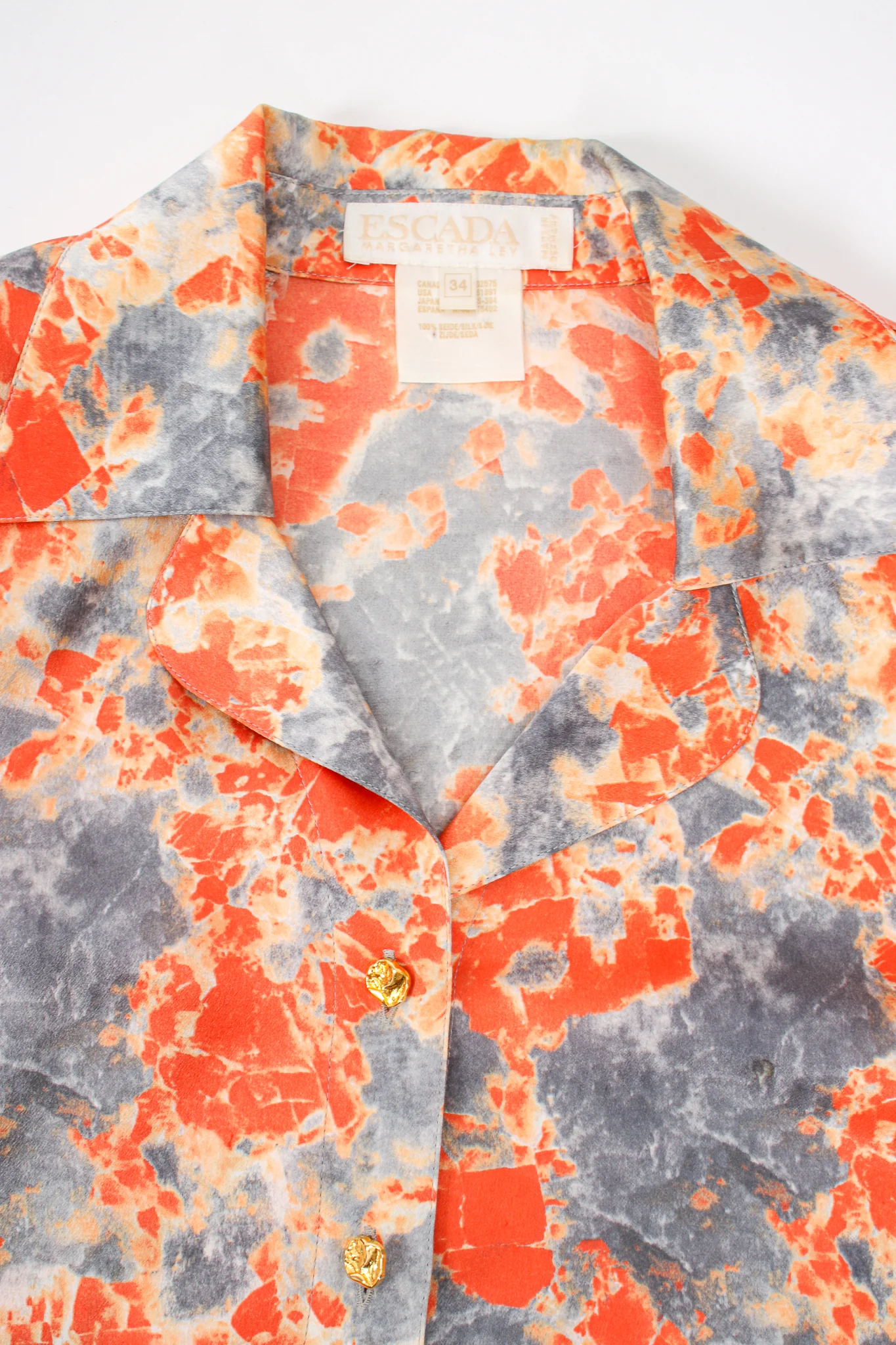 Marble Splatter Print Shirt - Image 11