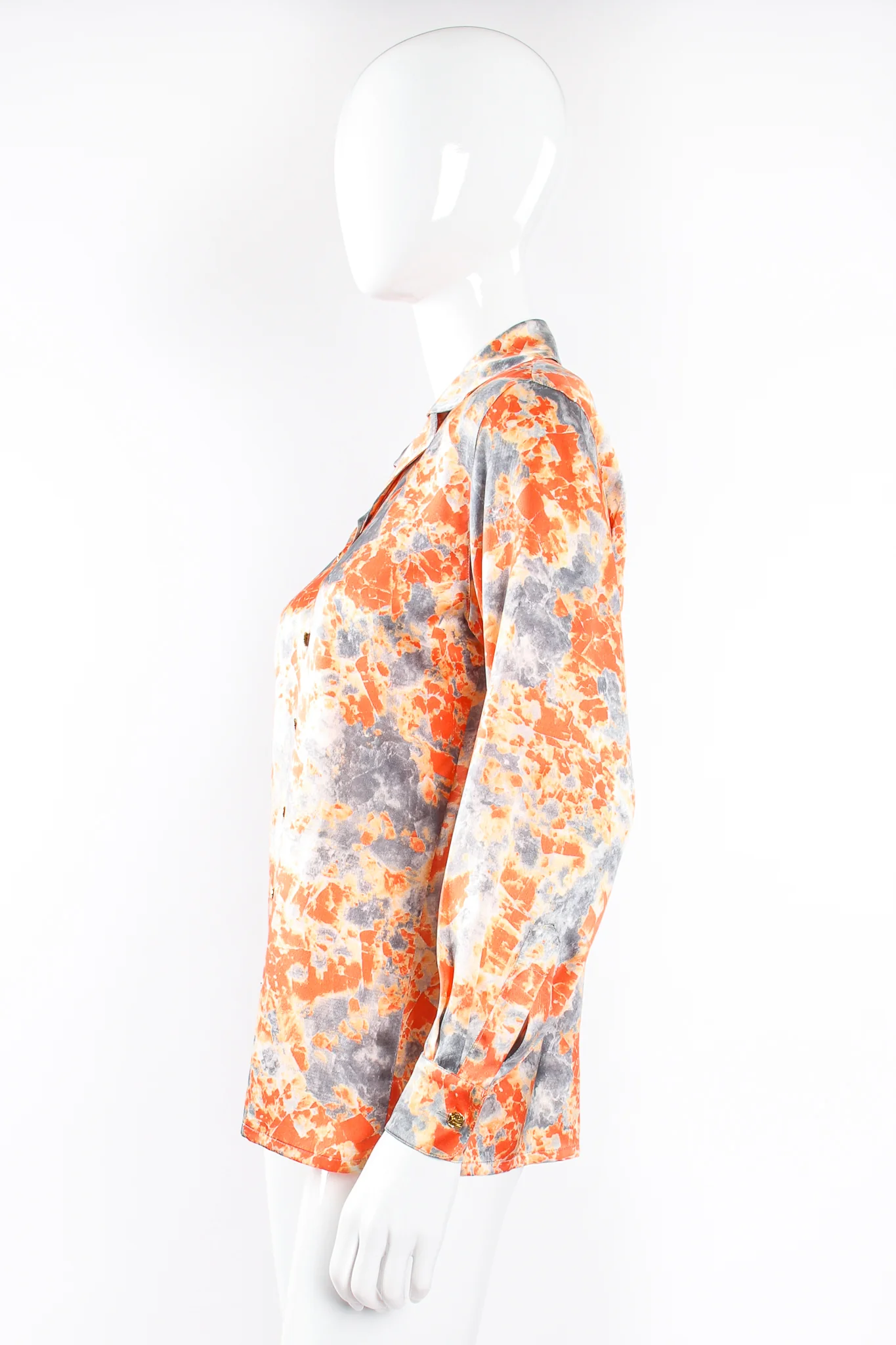 Marble Splatter Print Shirt - Image 5