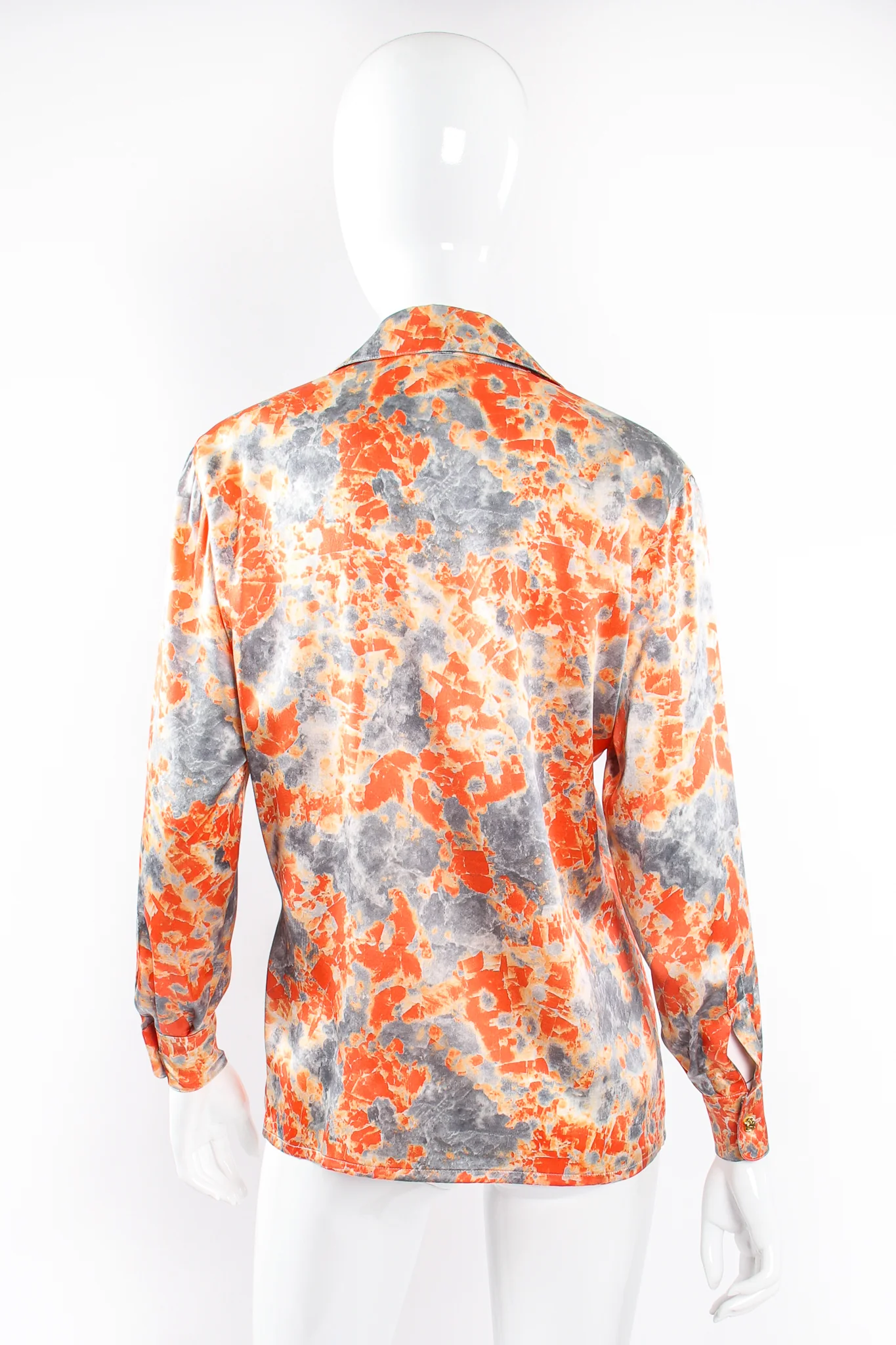 Marble Splatter Print Shirt - Image 6