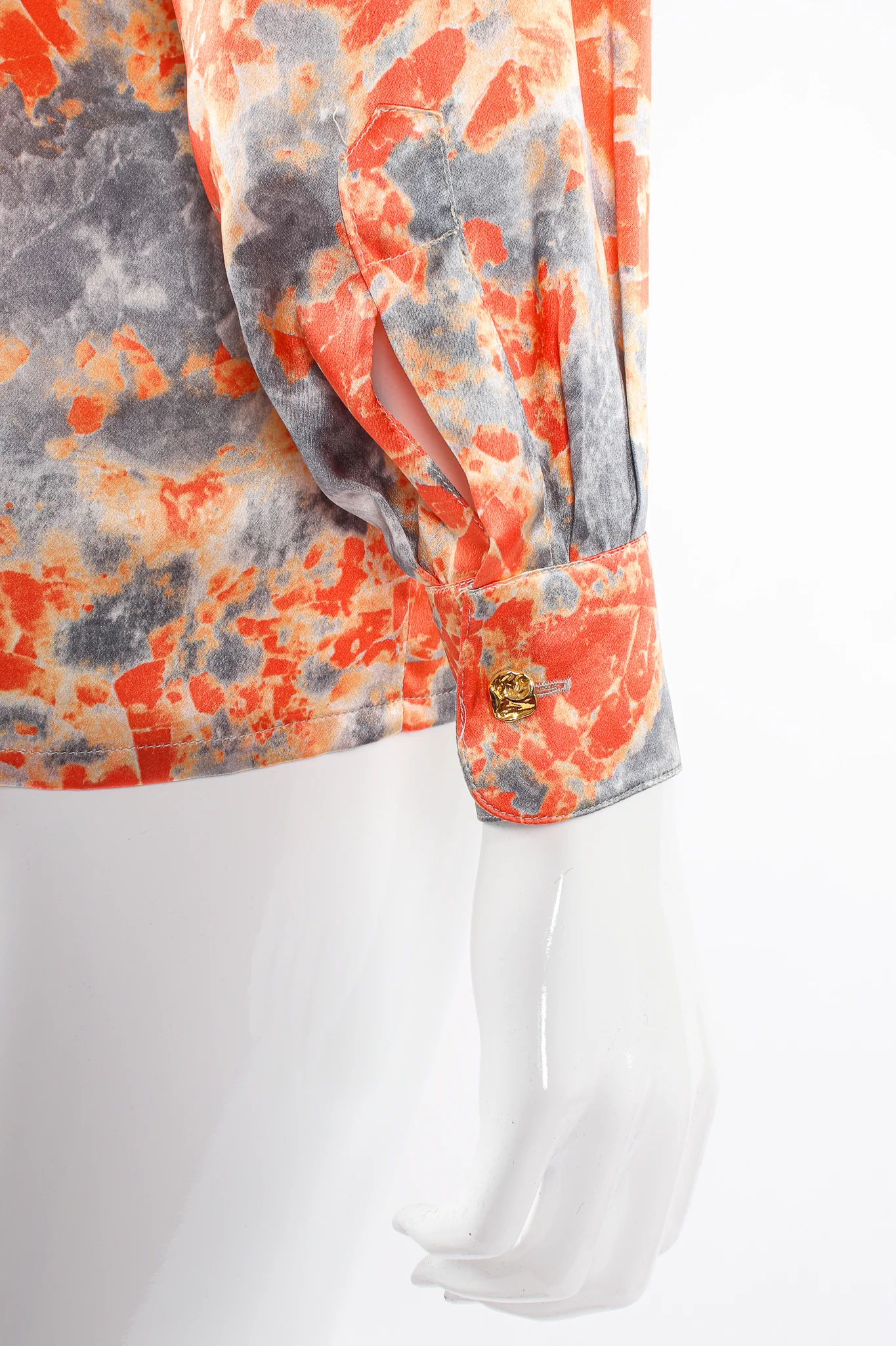 Marble Splatter Print Shirt - Image 8