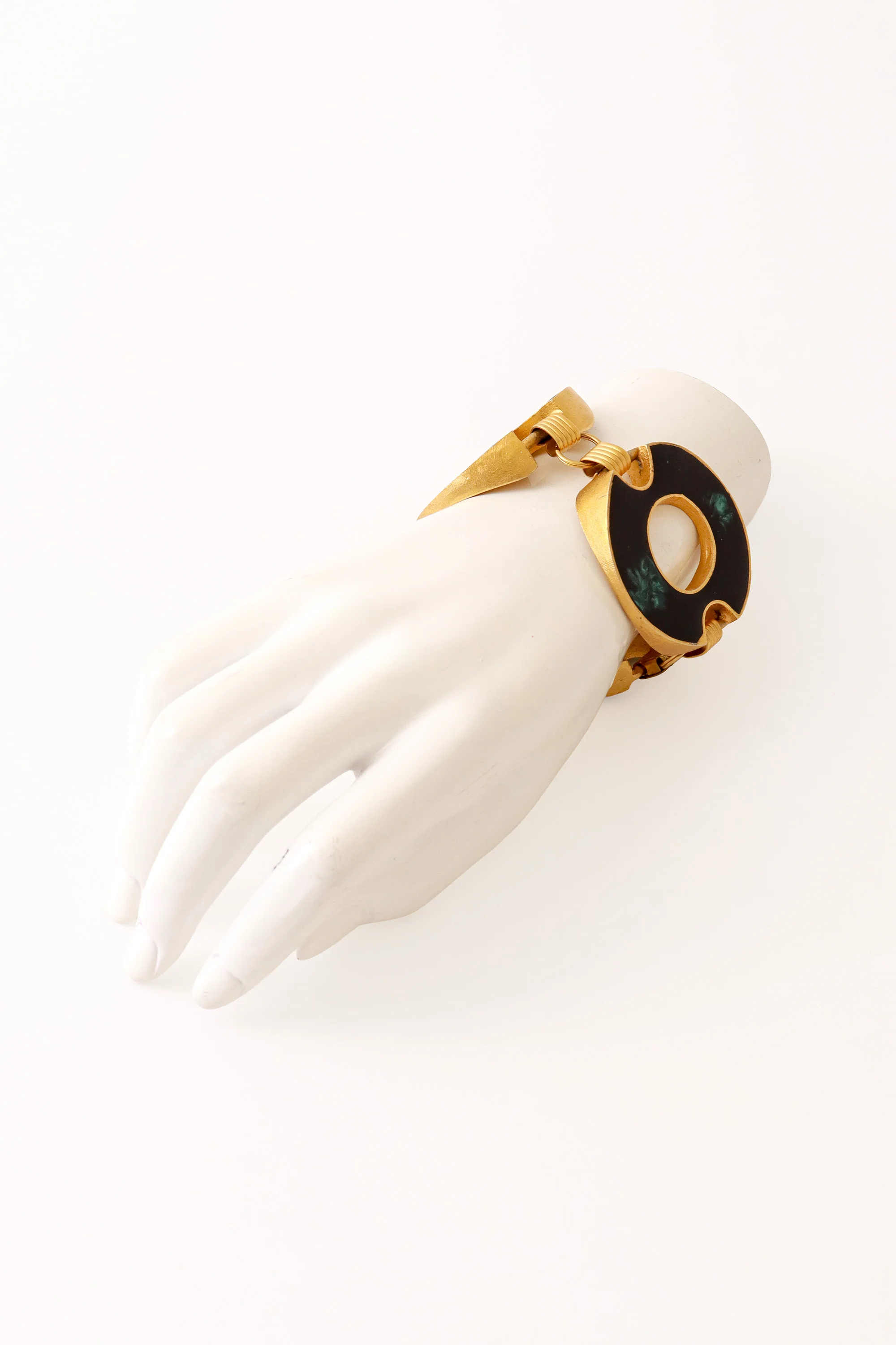 Marbled Enamel O-Link Bracelet - Image 2
