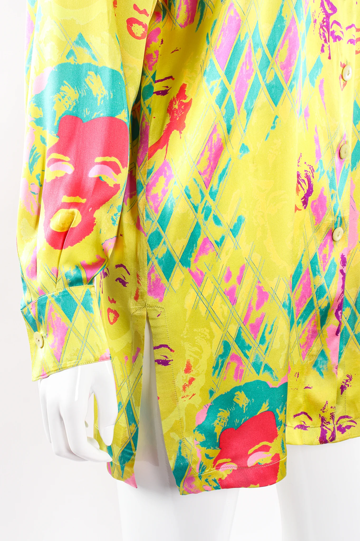 Marilyn Monroe Silk Pop Art Shirt - Image 10