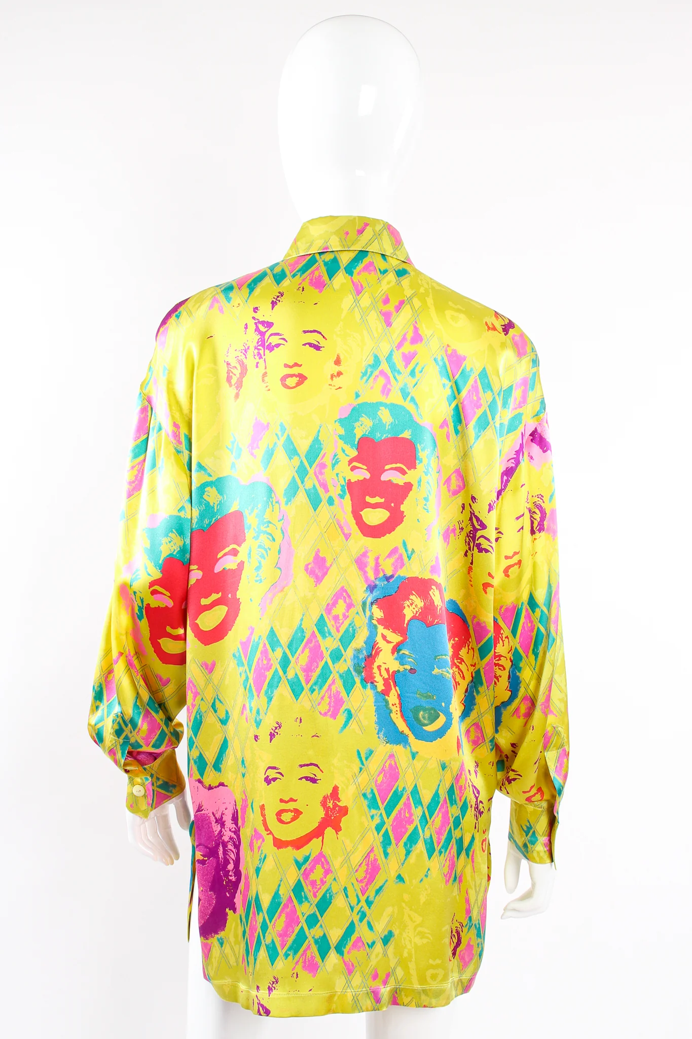 Marilyn Monroe Silk Pop Art Shirt - Image 8