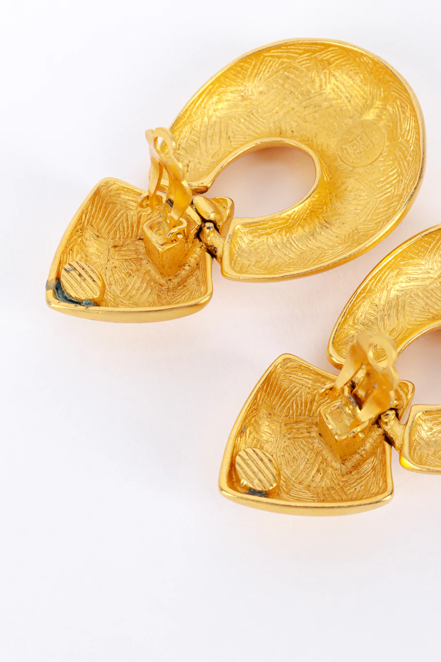Matte Drop Hoop Earrings - Image 6