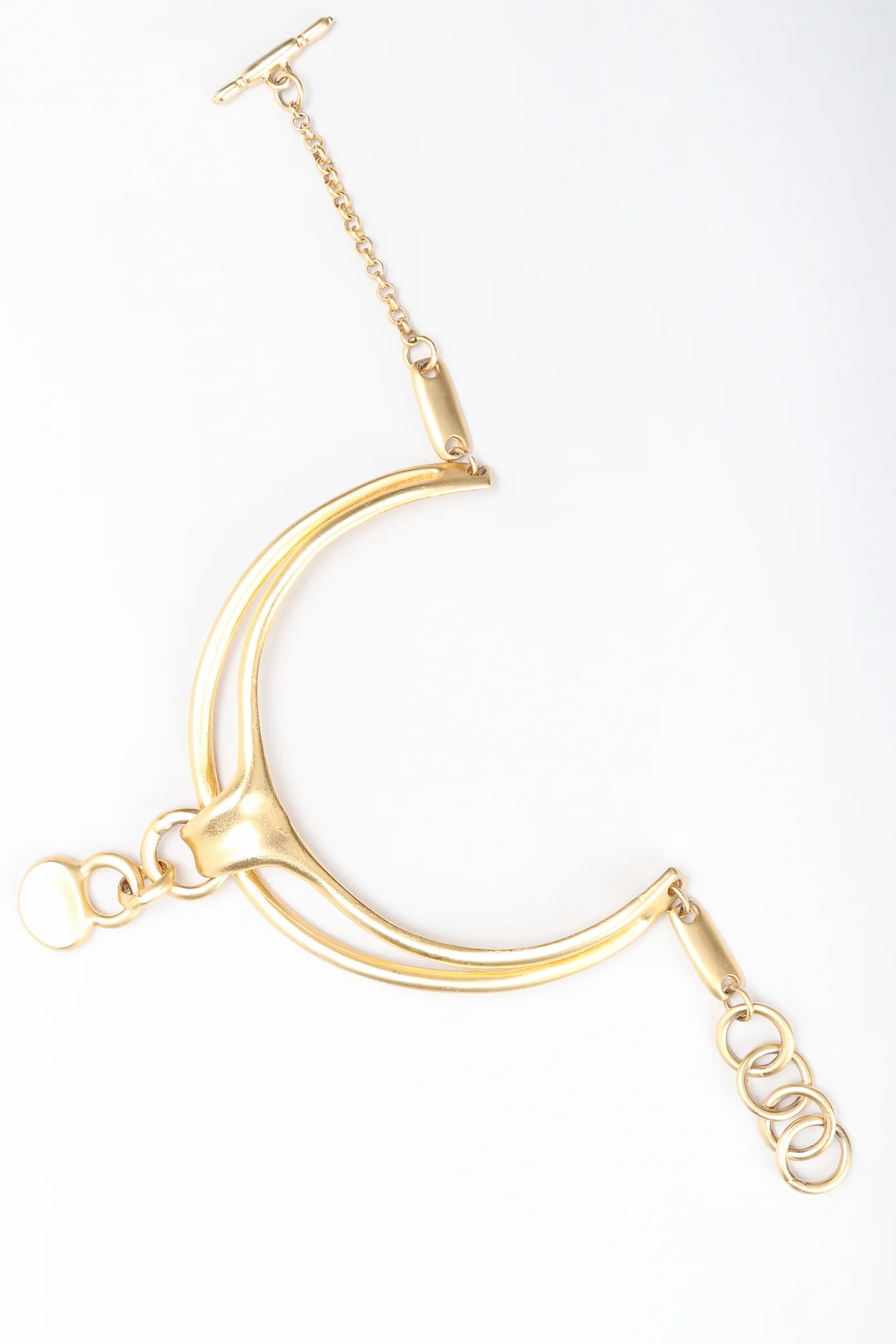 Matte Sculpted Collar Necklace - Image 4
