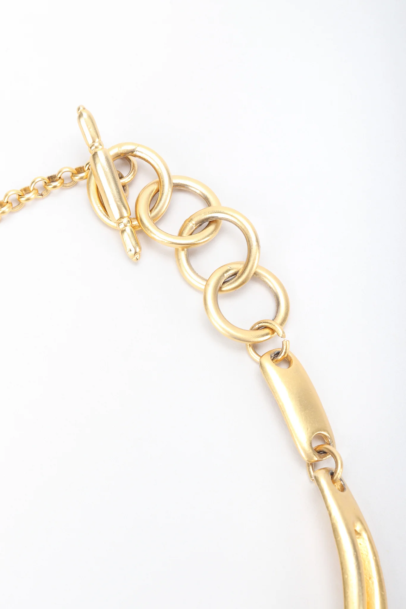 Matte Sculpted Collar Necklace - Image 8